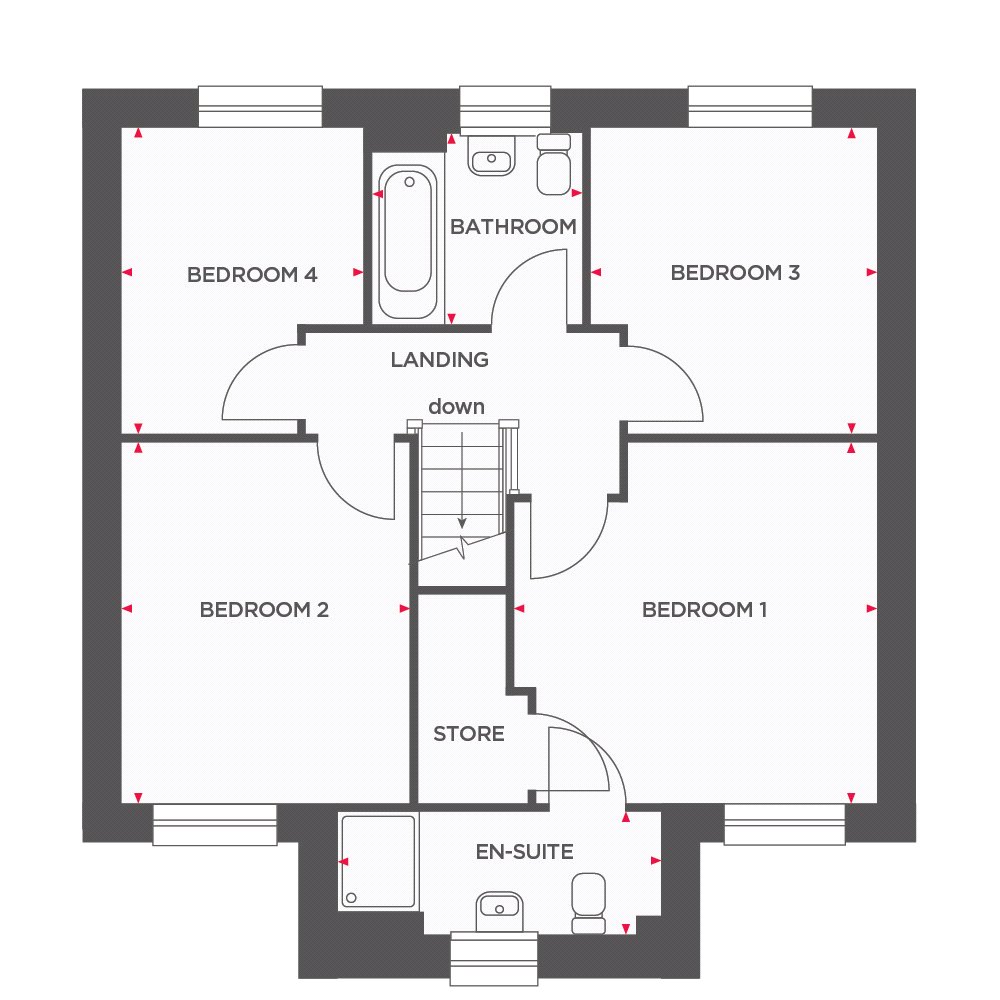 Plot 168,, Almond, Newquay photo 5