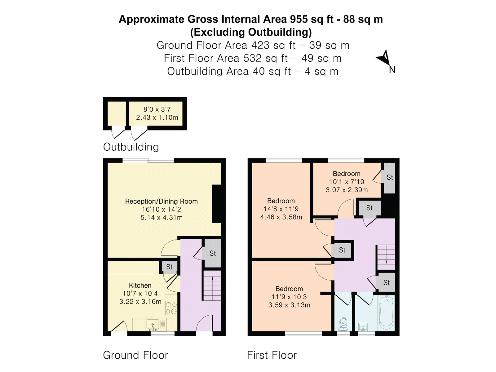 Countess Lilias Road, Gloucestershire floorplan