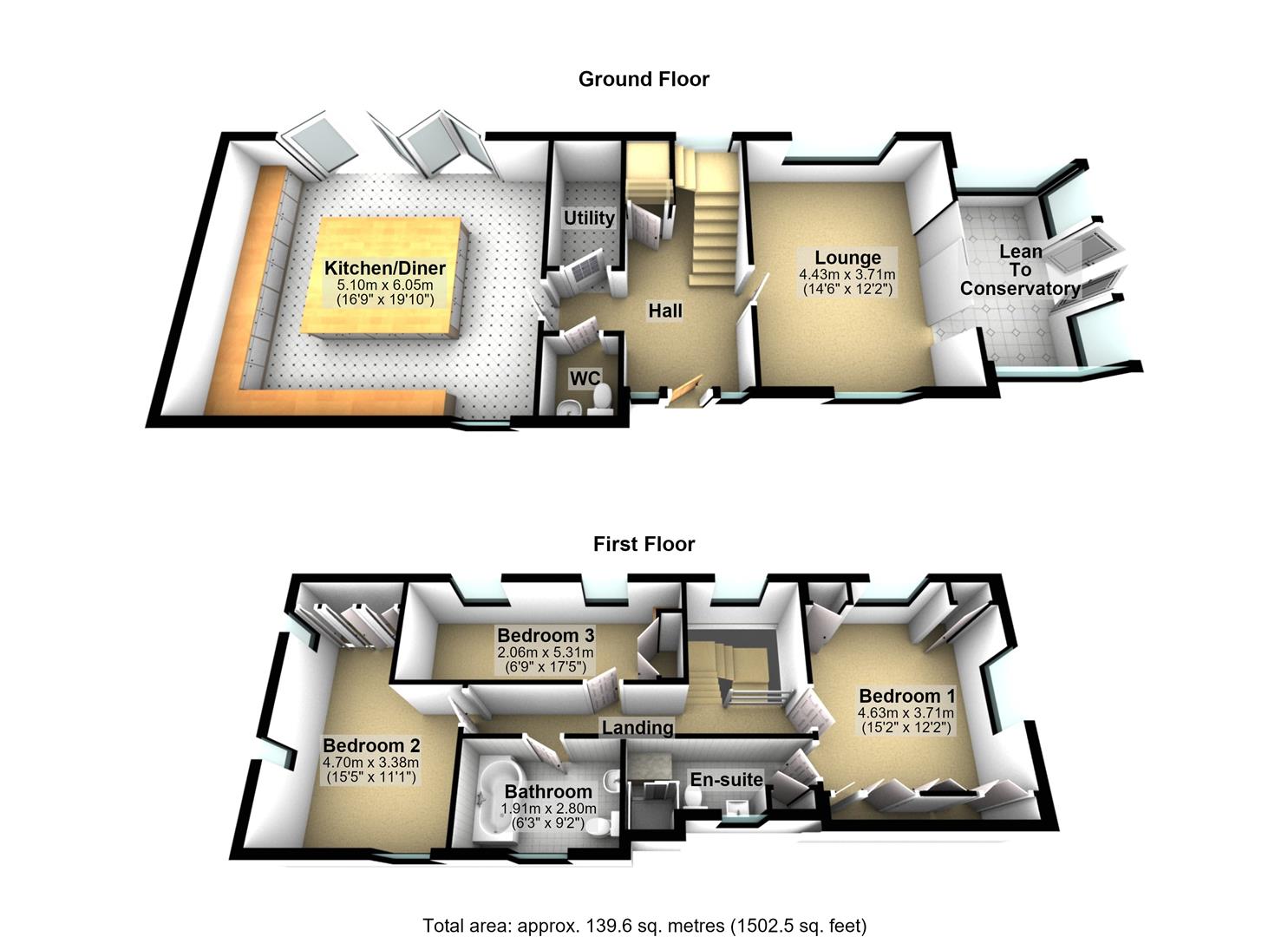 Meriden Avenue, Leeds floorplan
