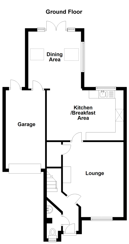 3 bed semidetached house for sale in Warren Drive, Southwater, Near