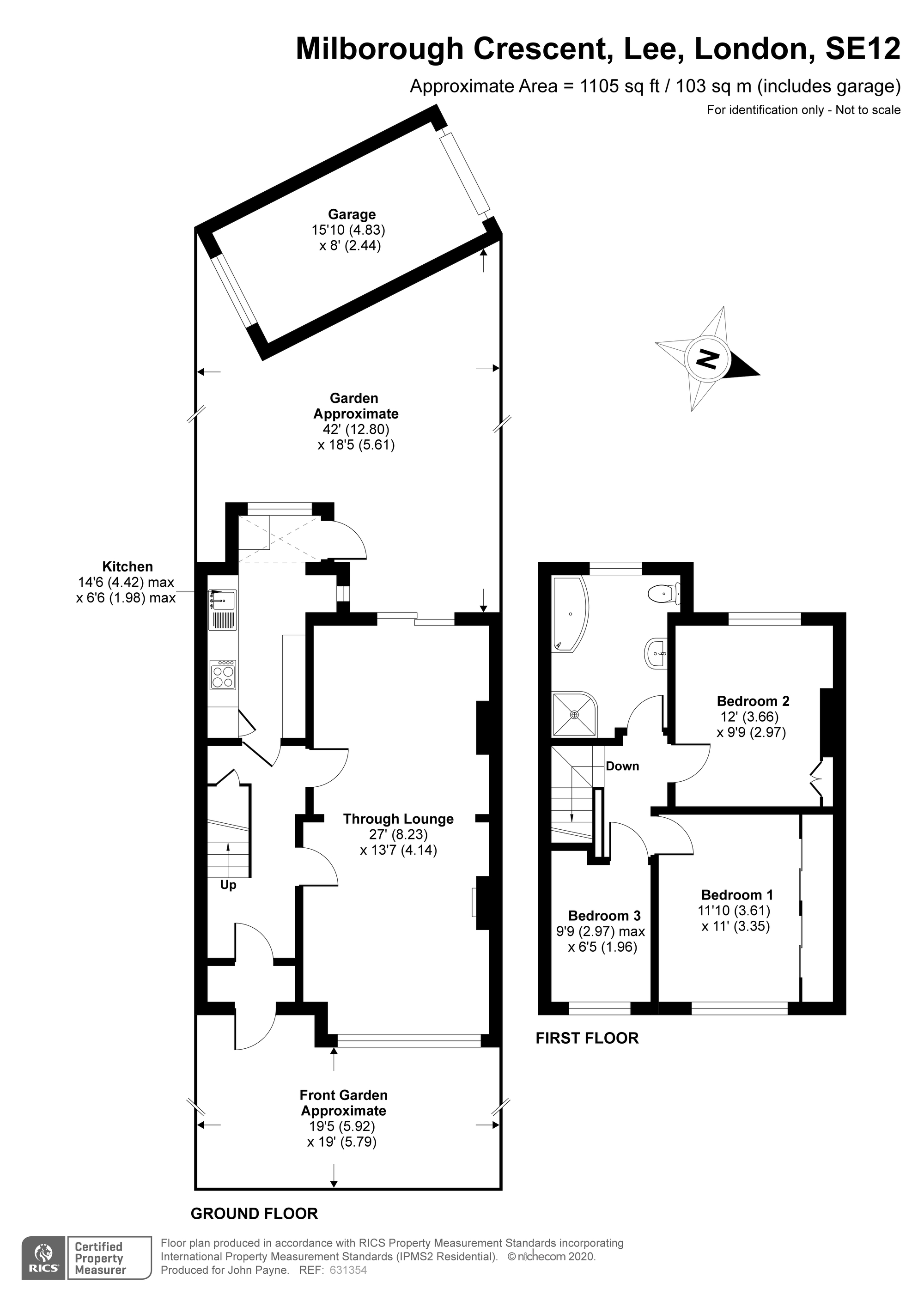 Milborough Crescent, London SE12, 3 bedroom terraced house for sale
