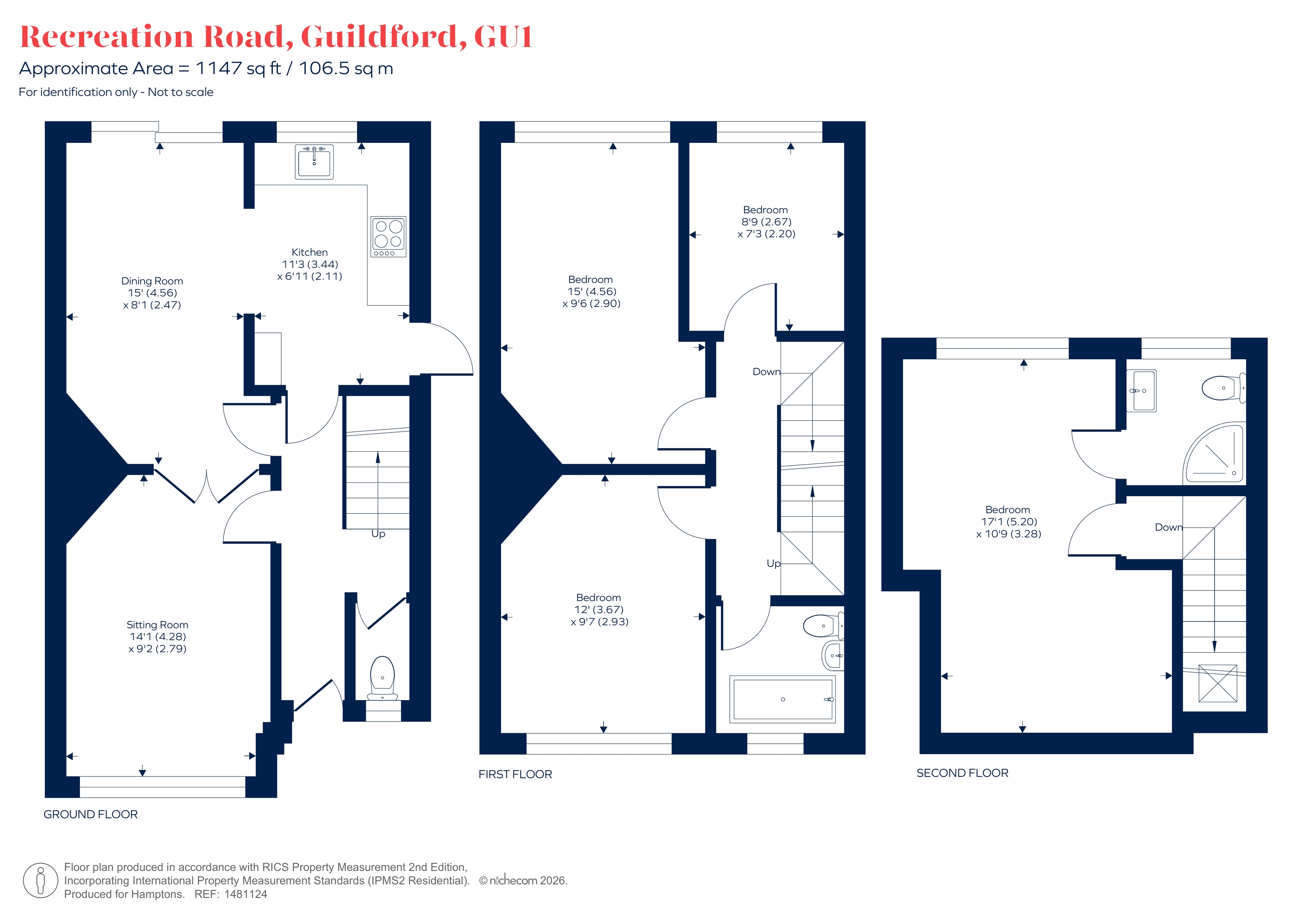44 - 46, Recreation Road, Guildford floorplan