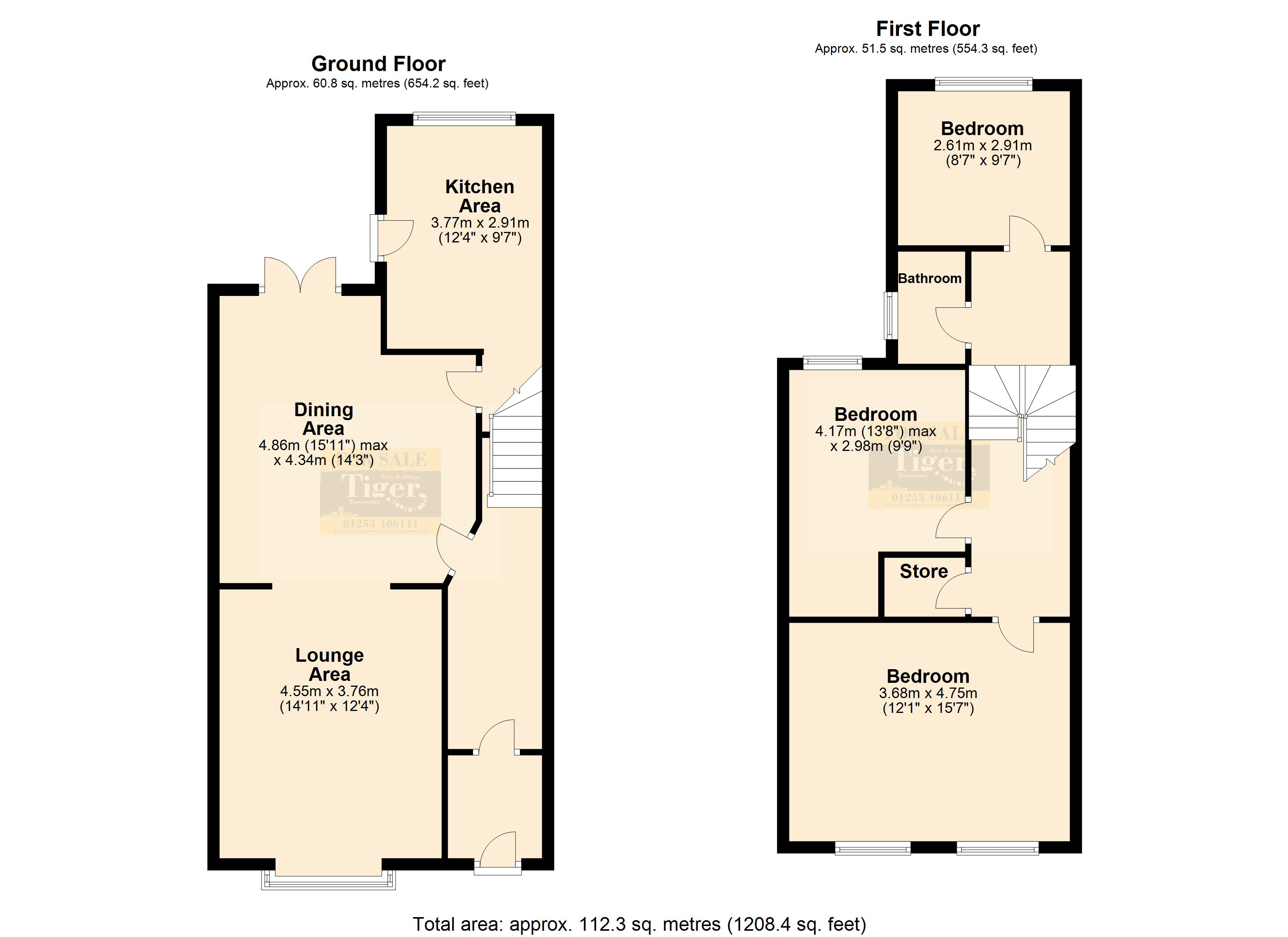 Threlfall Road, Blackpool FY1, 3 bedroom terraced house for sale