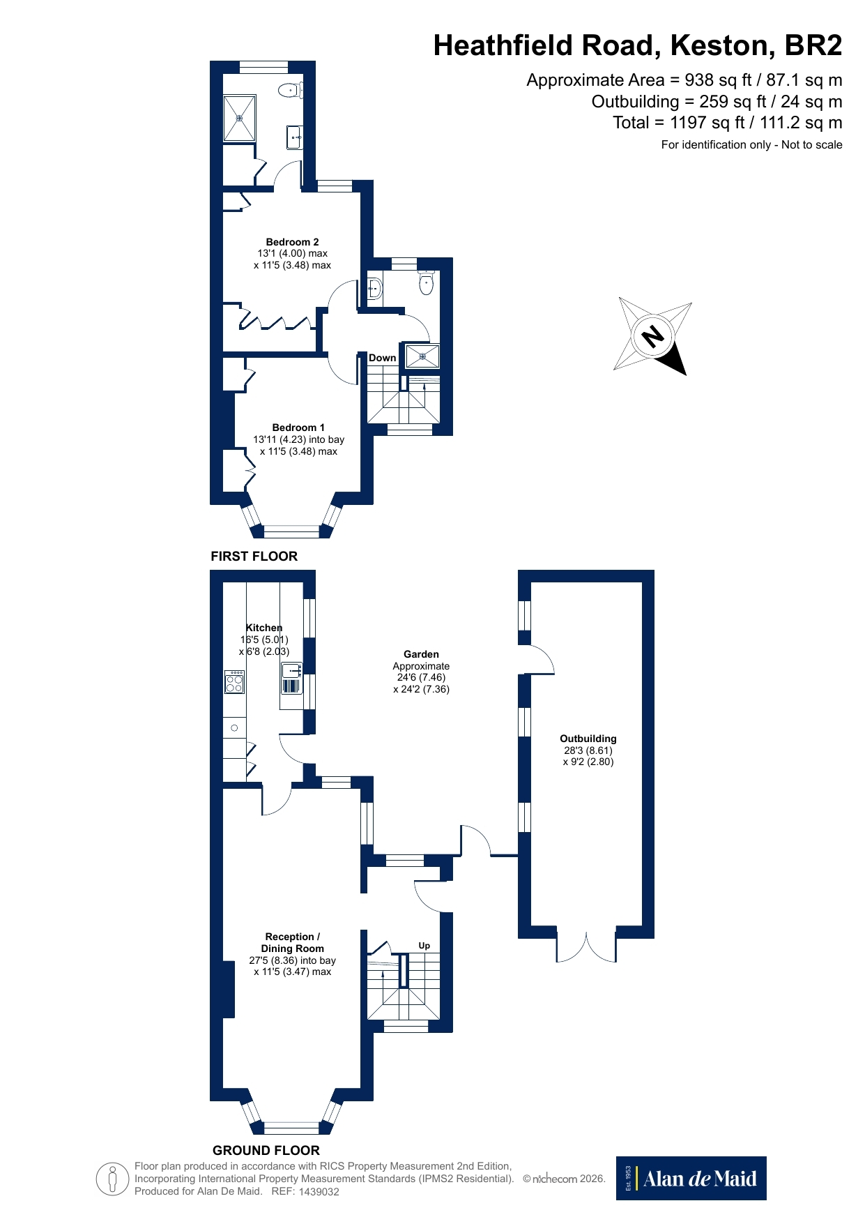 14, Heathfield Road, Keston floorplan
