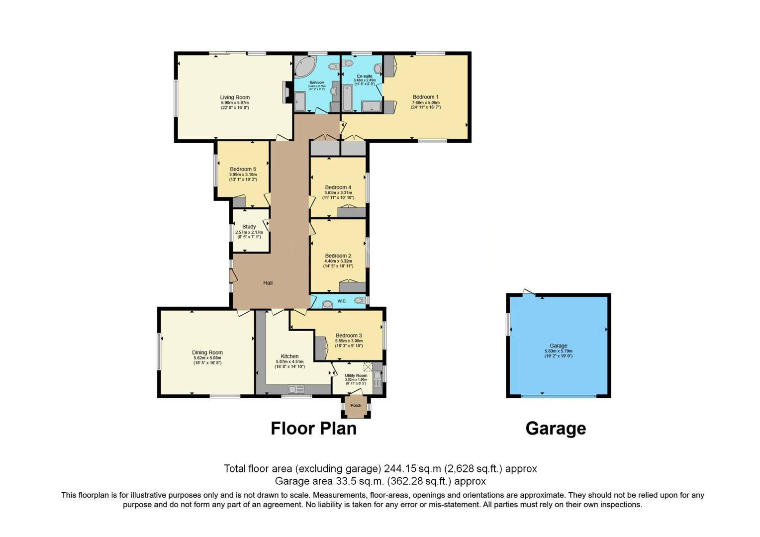Uphills, Brands View, Wicken Bonhunt floorplan