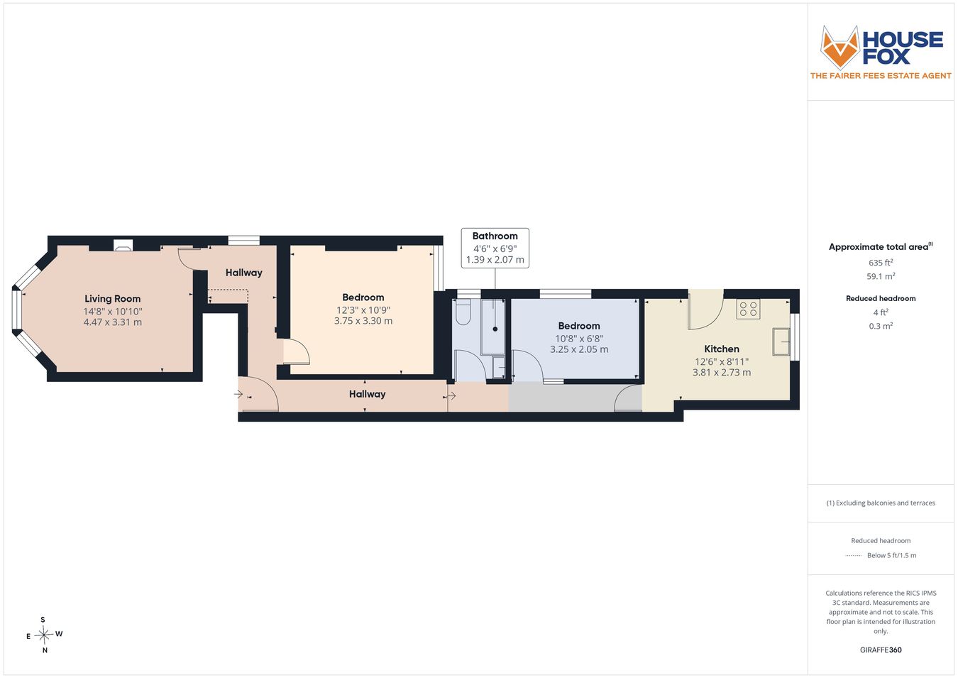 GFF 19, George Street, Weston-Super-Mare floorplan