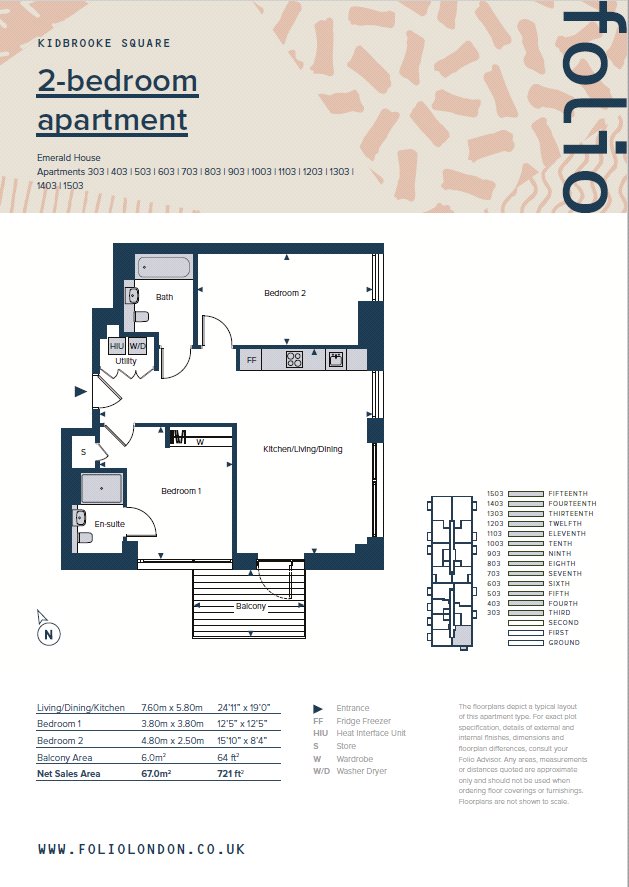23 Henley Cross, London floorplan