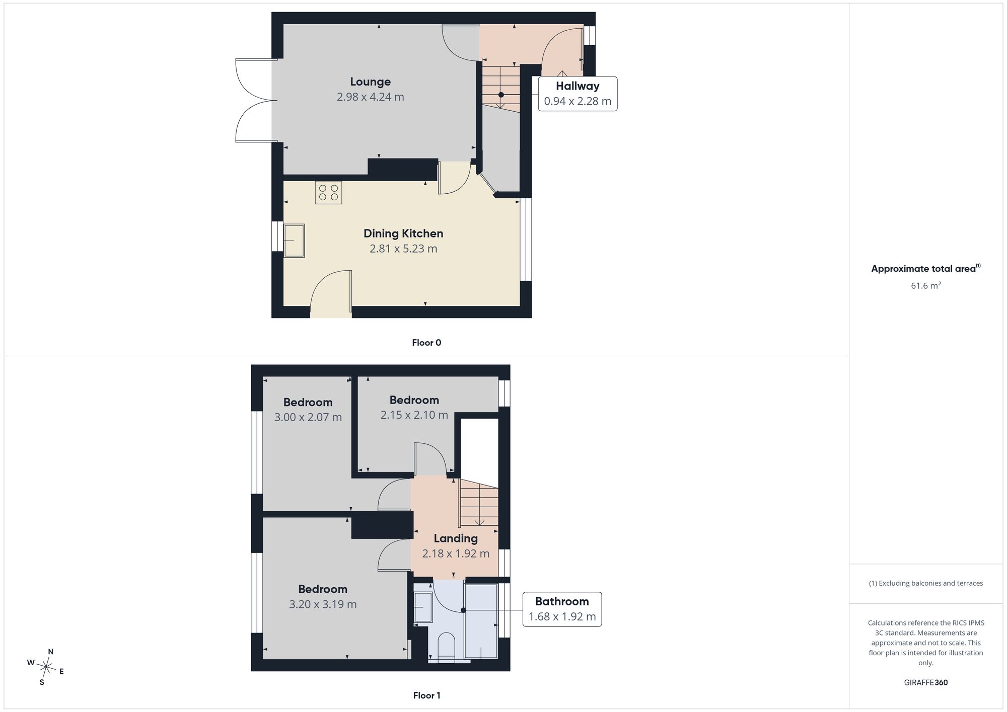 8 Axwell Park Close, Newcastle Upon Tyne floorplan