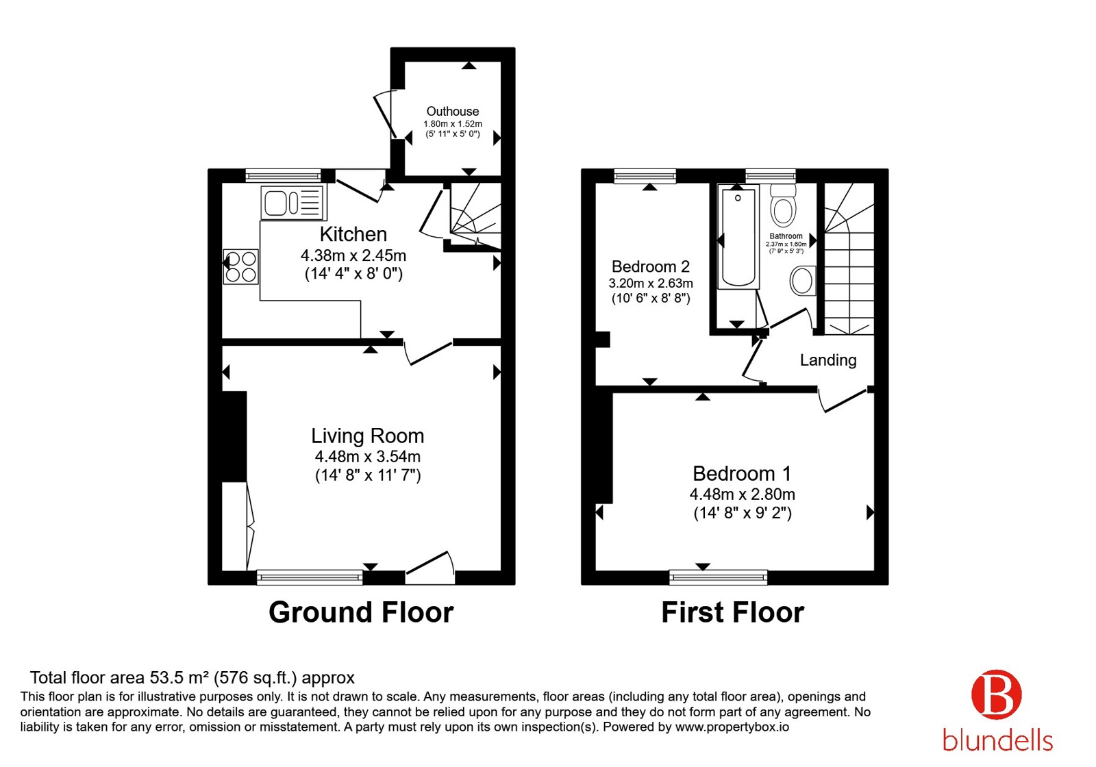 107, High Street, Sheffield floorplan