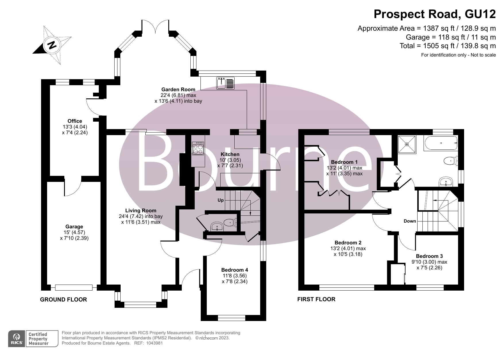 Prospect Road, Ash Vale, Aldershot GU12, 4 bedroom detached house for
