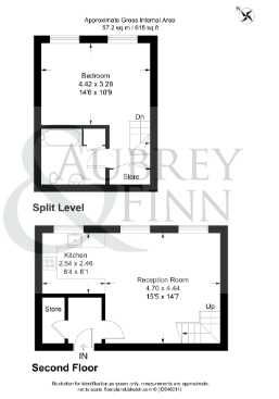 Flat 208, London floorplan