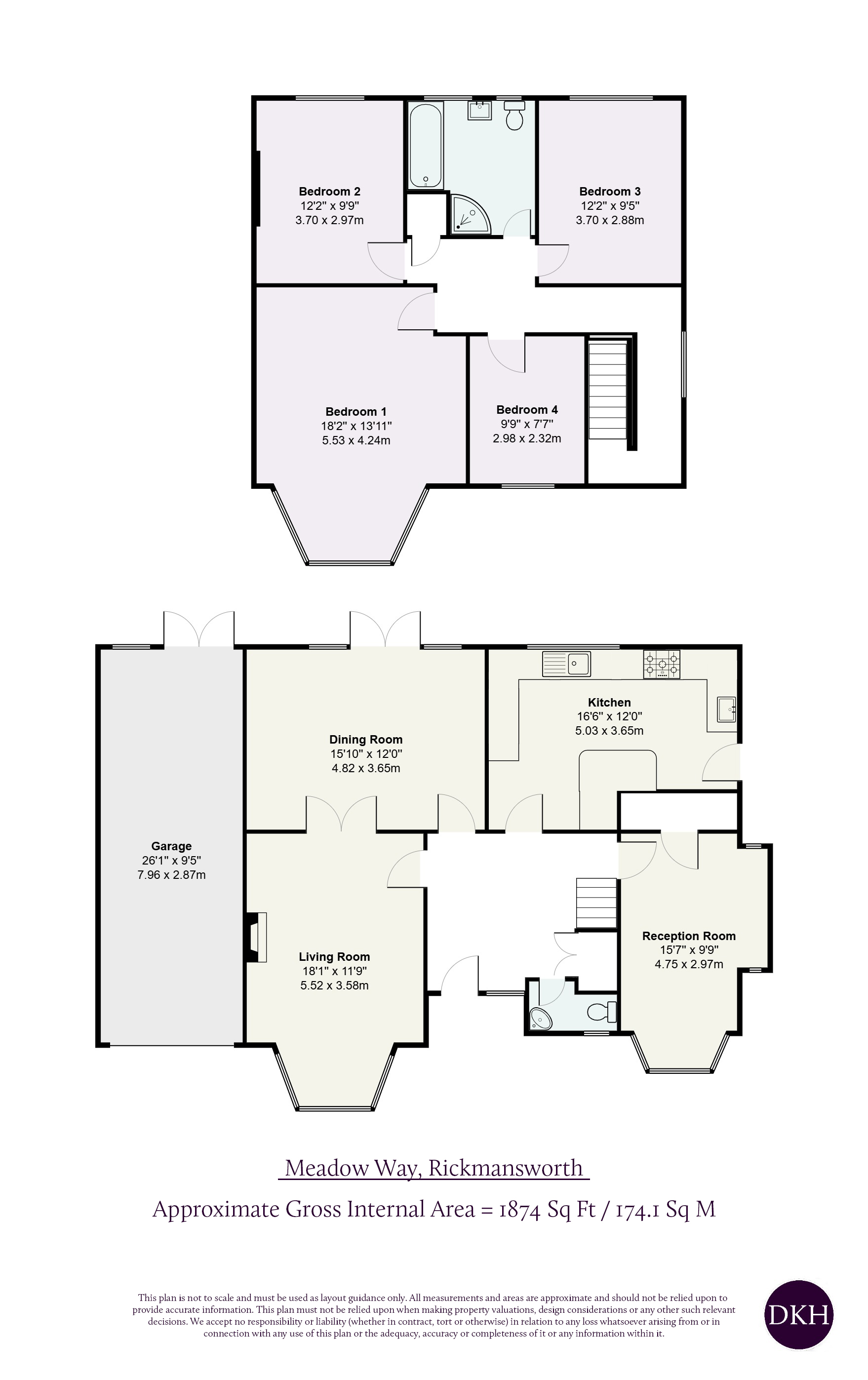 26, Meadow Way, Hertfordshire floorplan