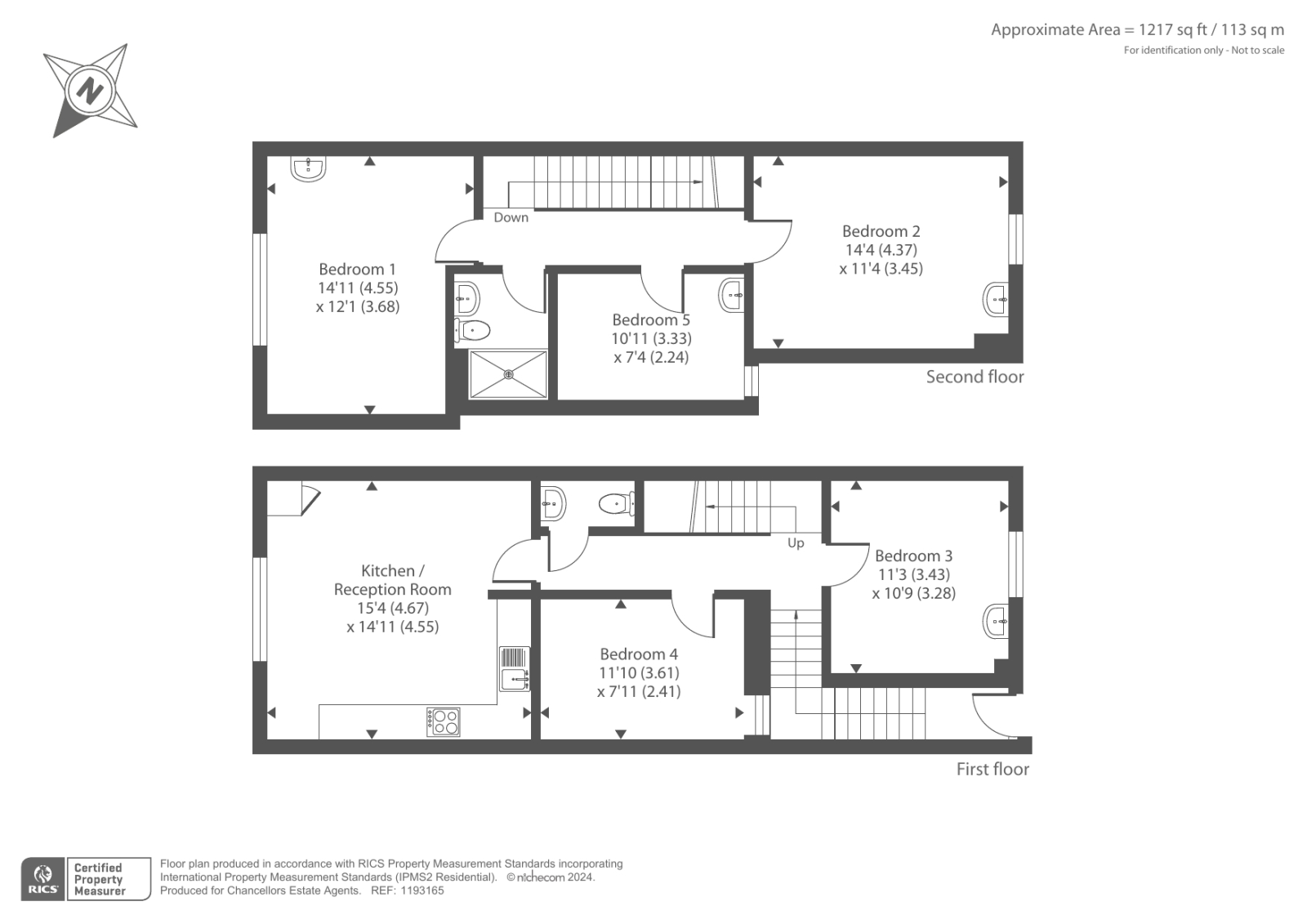 Flat 2 Lysander Court, Cowley Road, Oxford floorplan