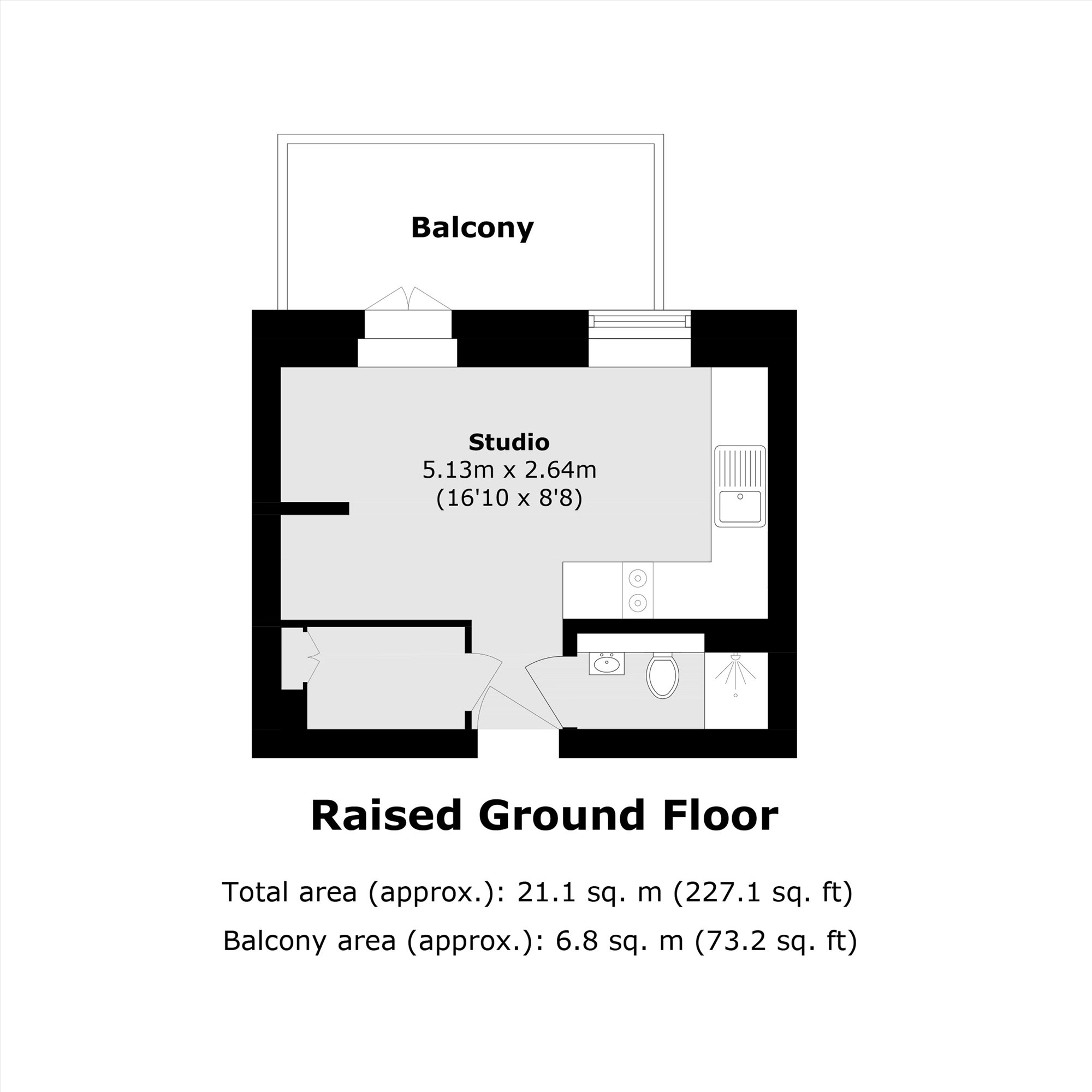 Flat 2, 47, Avonmore Road, London floorplan