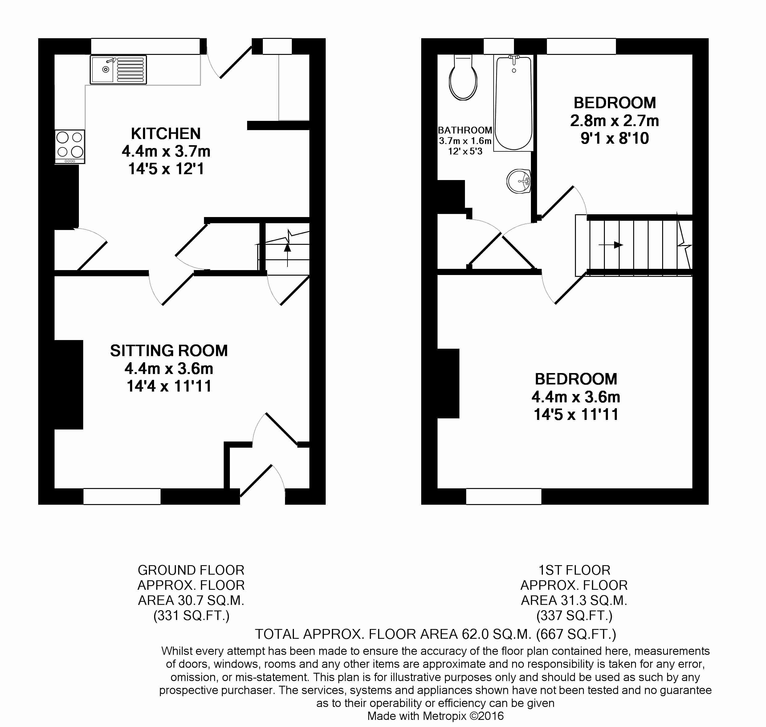 2, Albion Place, Oxfordshire floorplan