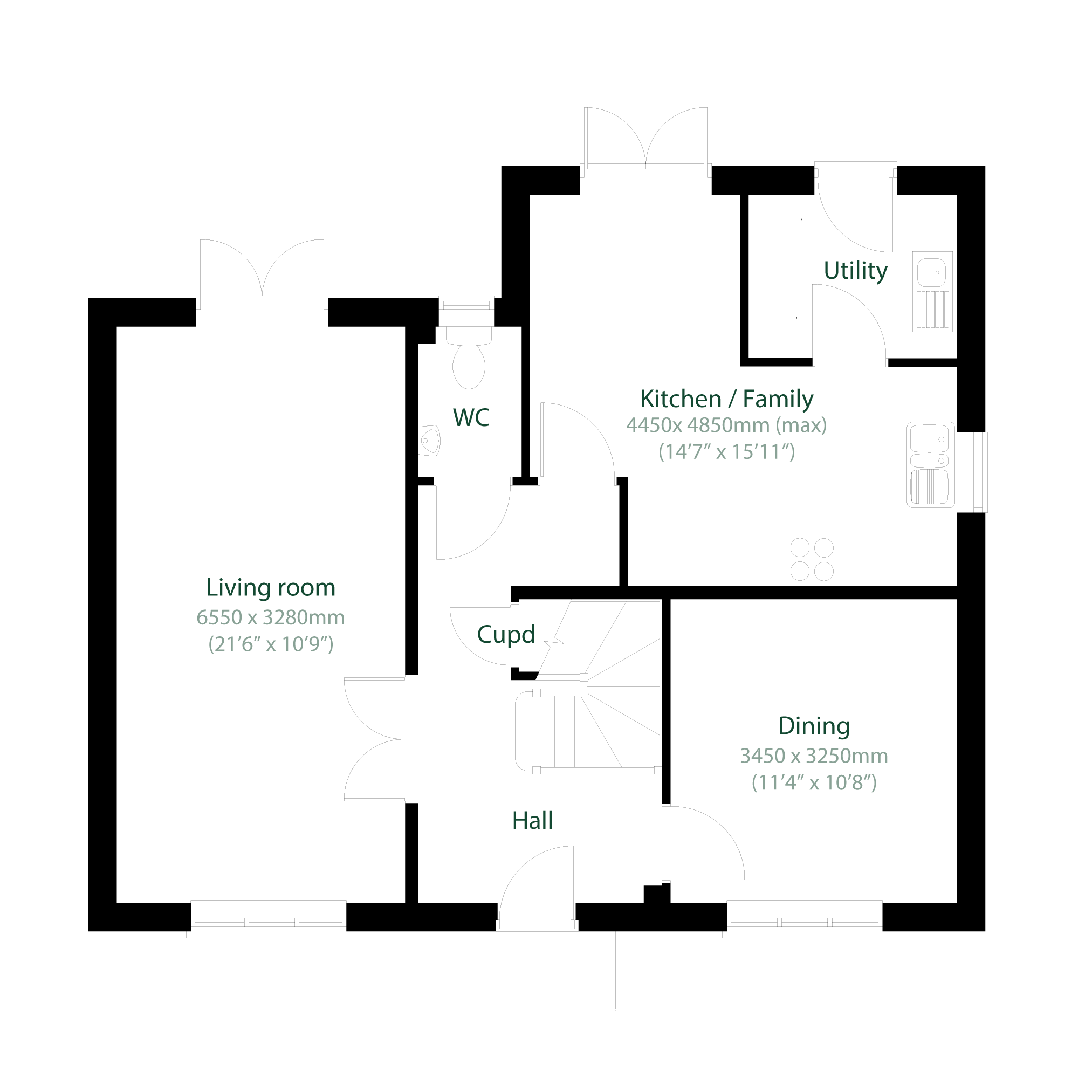 "The Hawker" at Kingfisher Drive, Houndstone, Yeovil BA22, 4 bedroom