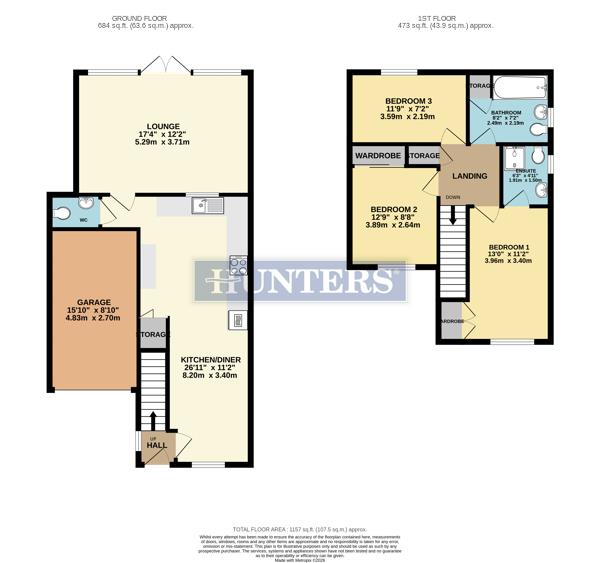 24, Thornham Meadows, Rotherham floorplan