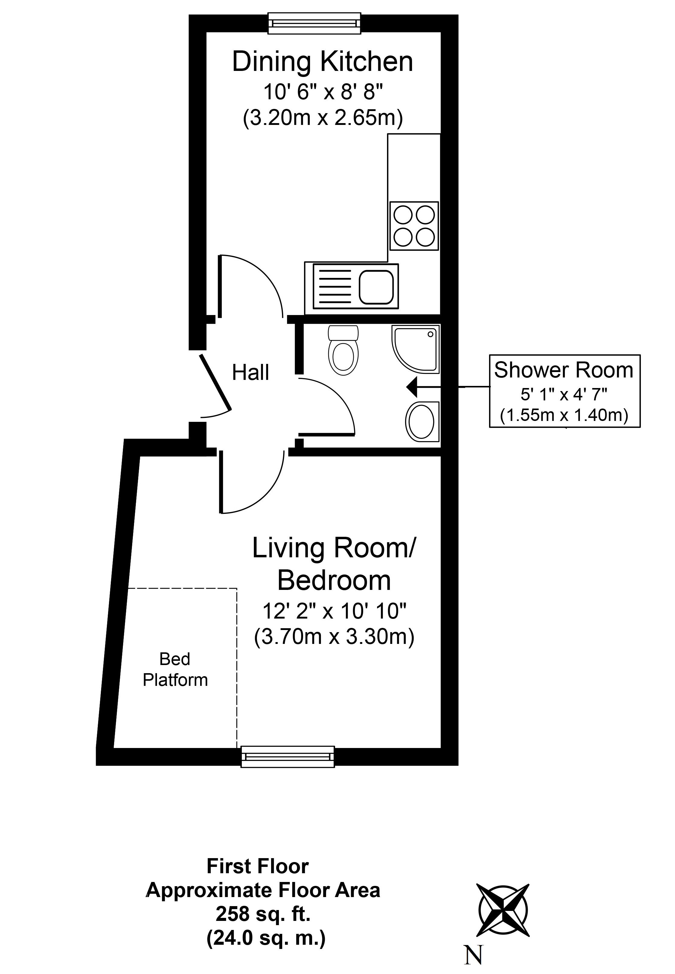 1 Bedrooms Flat for sale in 200/2 Portobello High Street, Portobello EH15