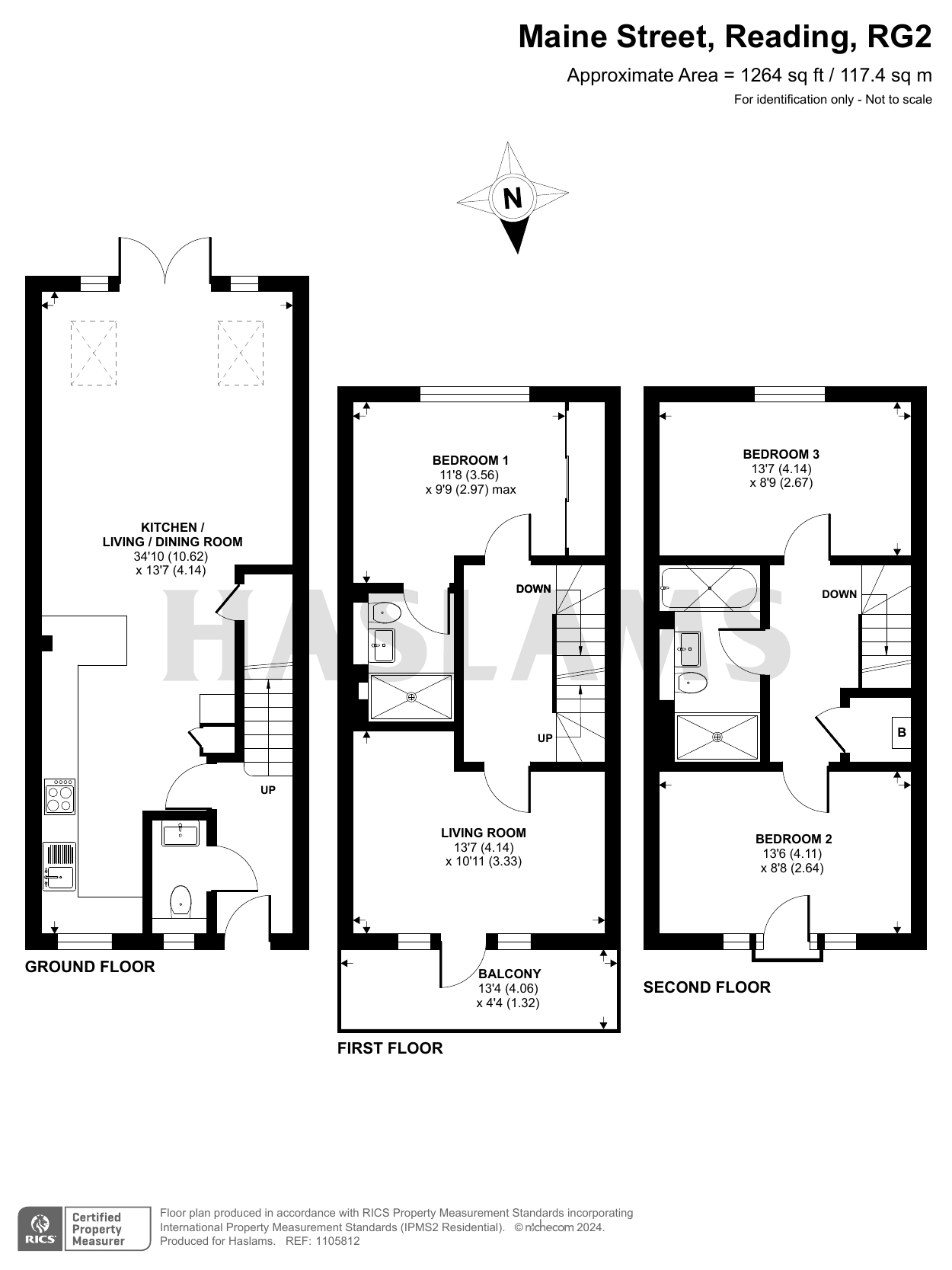 88, Maine Street, Reading floorplan