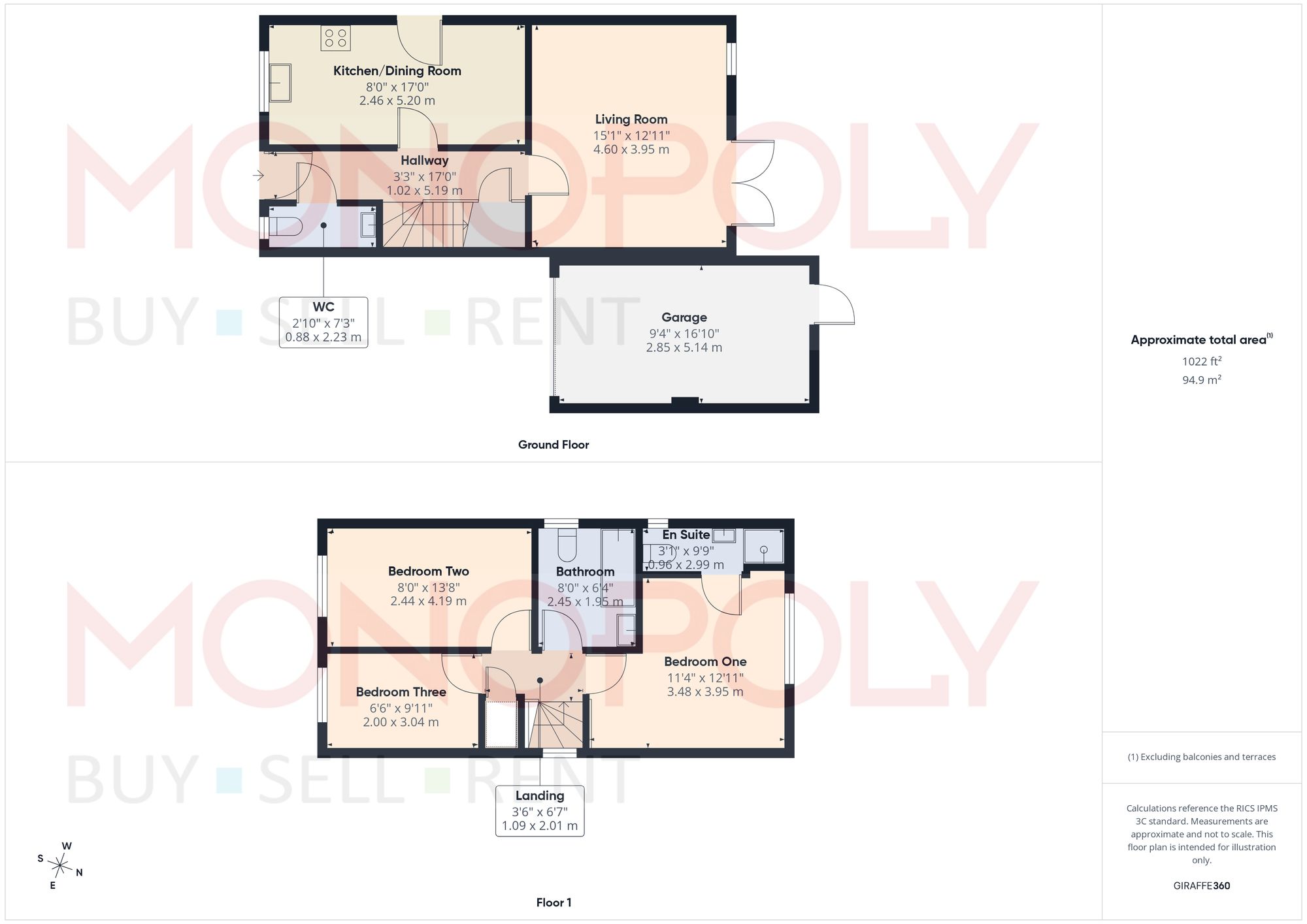 4 Mottram Gardens, Wrexham floorplan