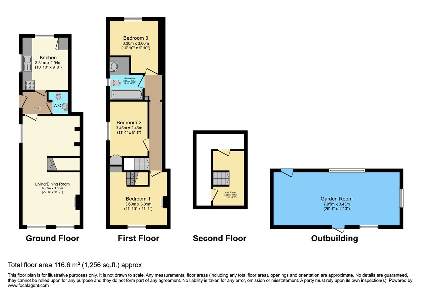 7, Station Road, Farnham floorplan
