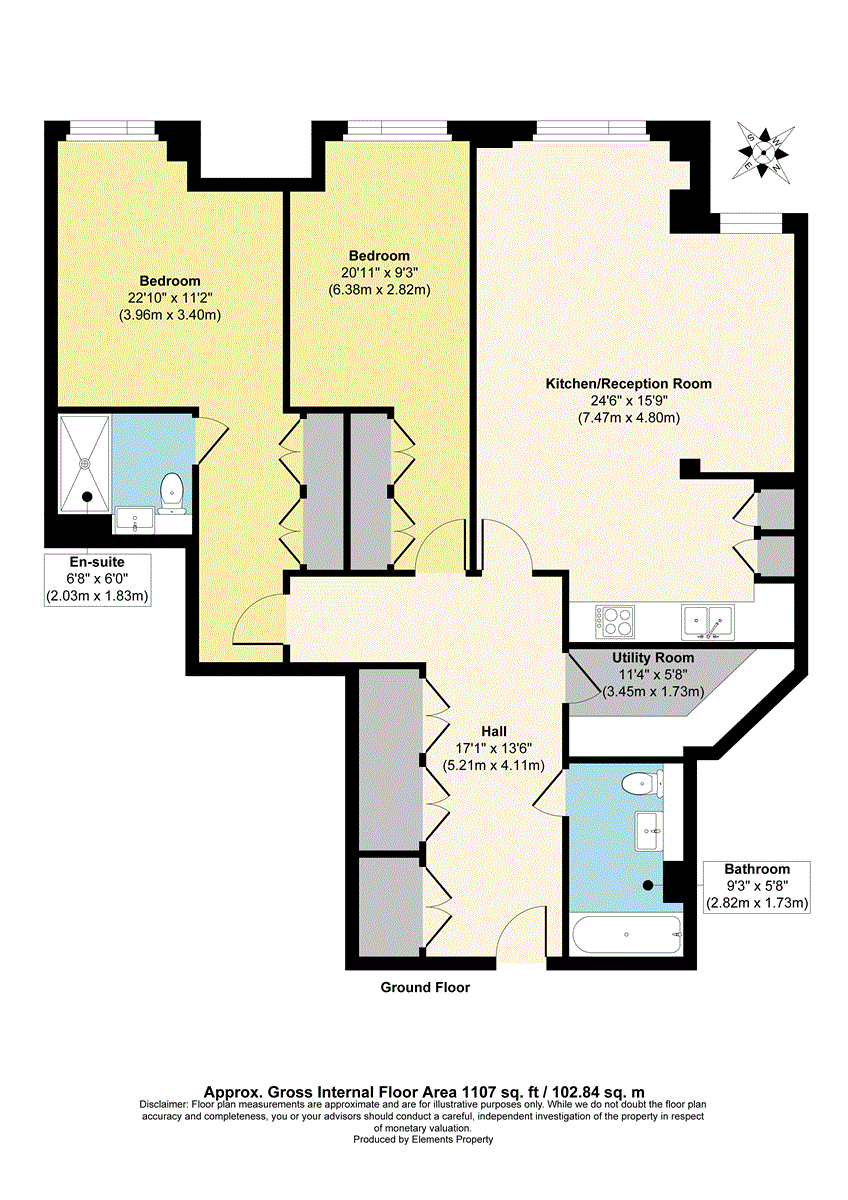Flat 236, West City One, Clerkenwell floorplan