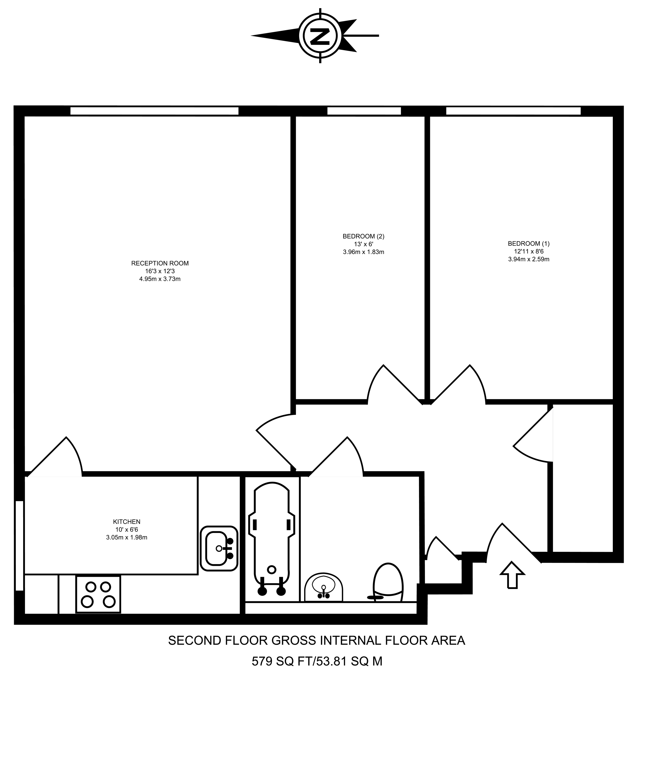 2 Bedrooms Flat for sale in Griffths Road, Wimbledon, London SW19