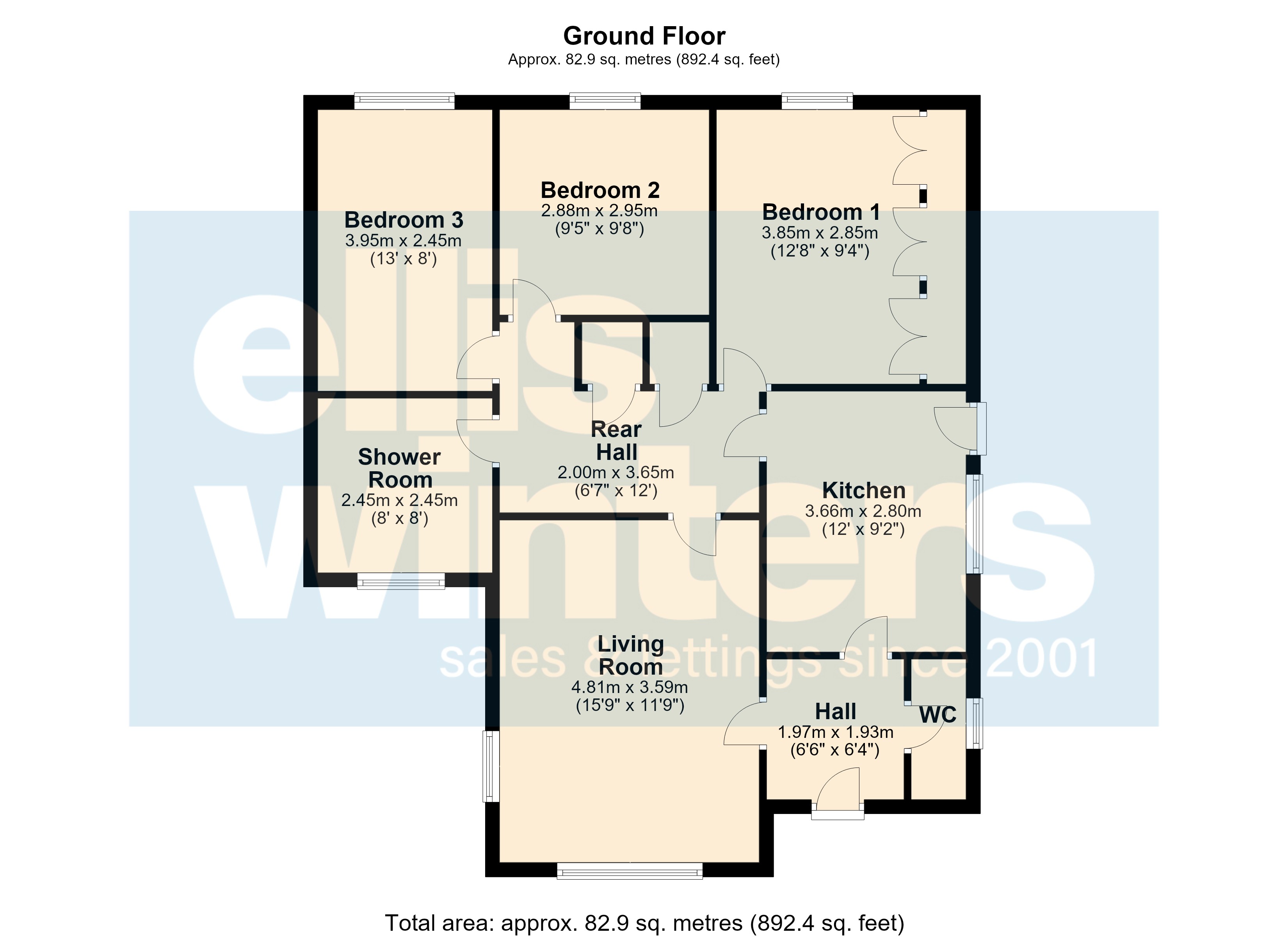 1, Hinchingbrooke Drive, Chatteris floorplan