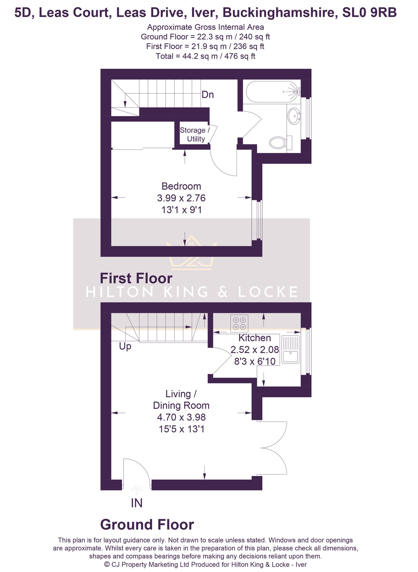 5d, Leas Drive, Iver floorplan