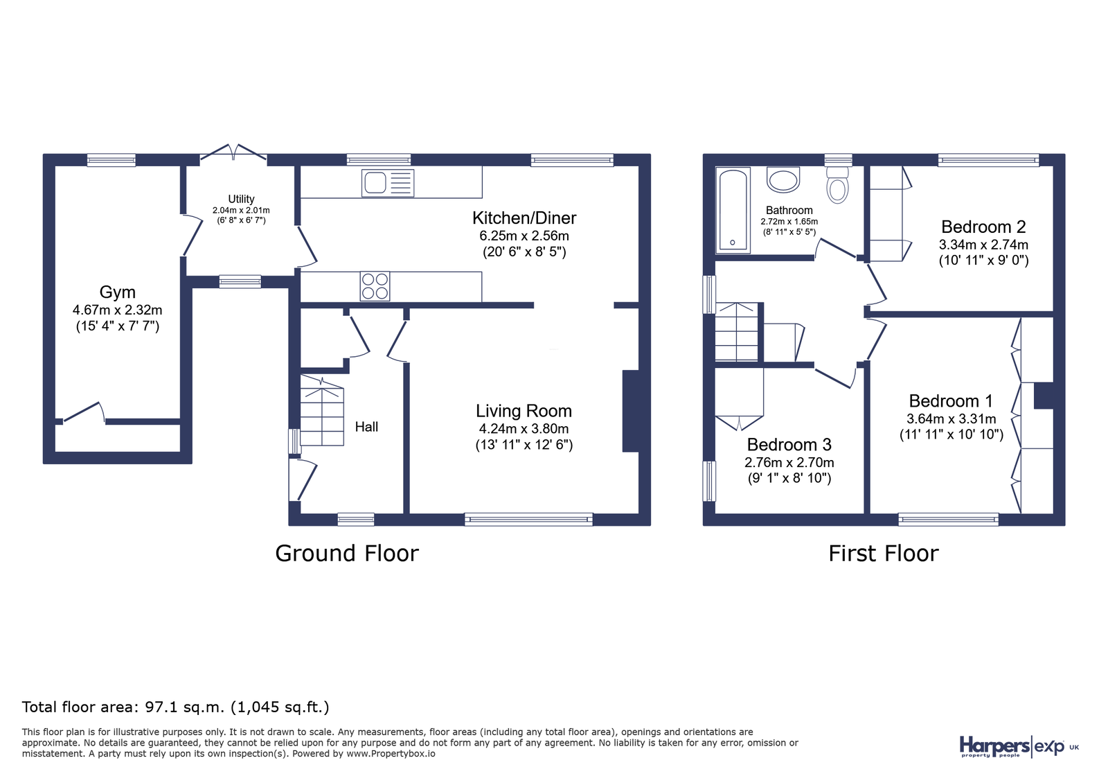 5, Hotspur Avenue, Bedlington floorplan
