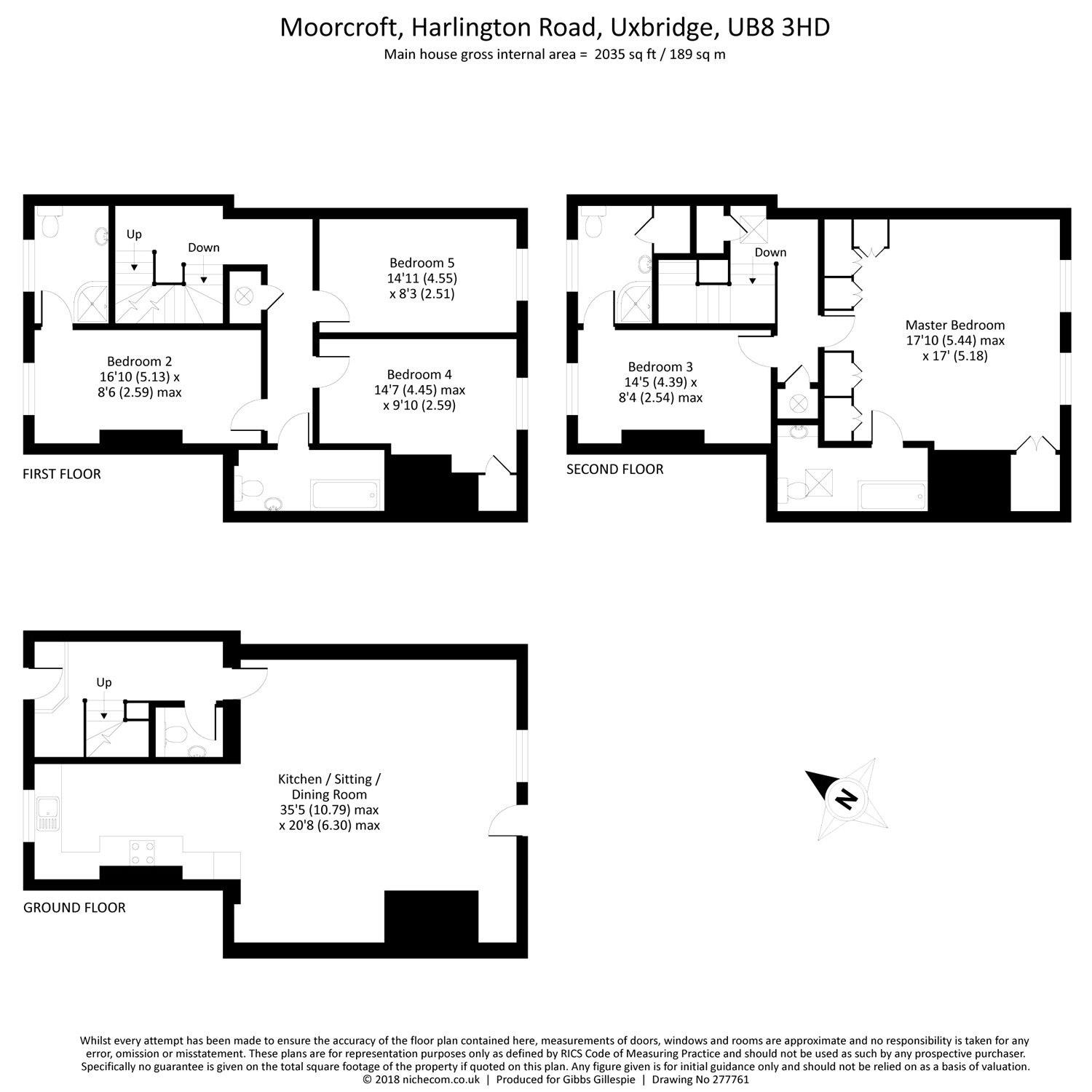 17, Moorcroft Park, Hillingdon floorplan