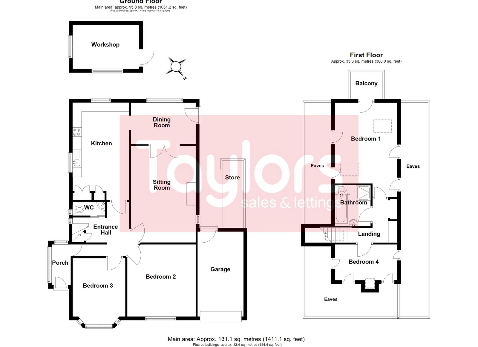 46, Berry Avenue, Paignton floorplan