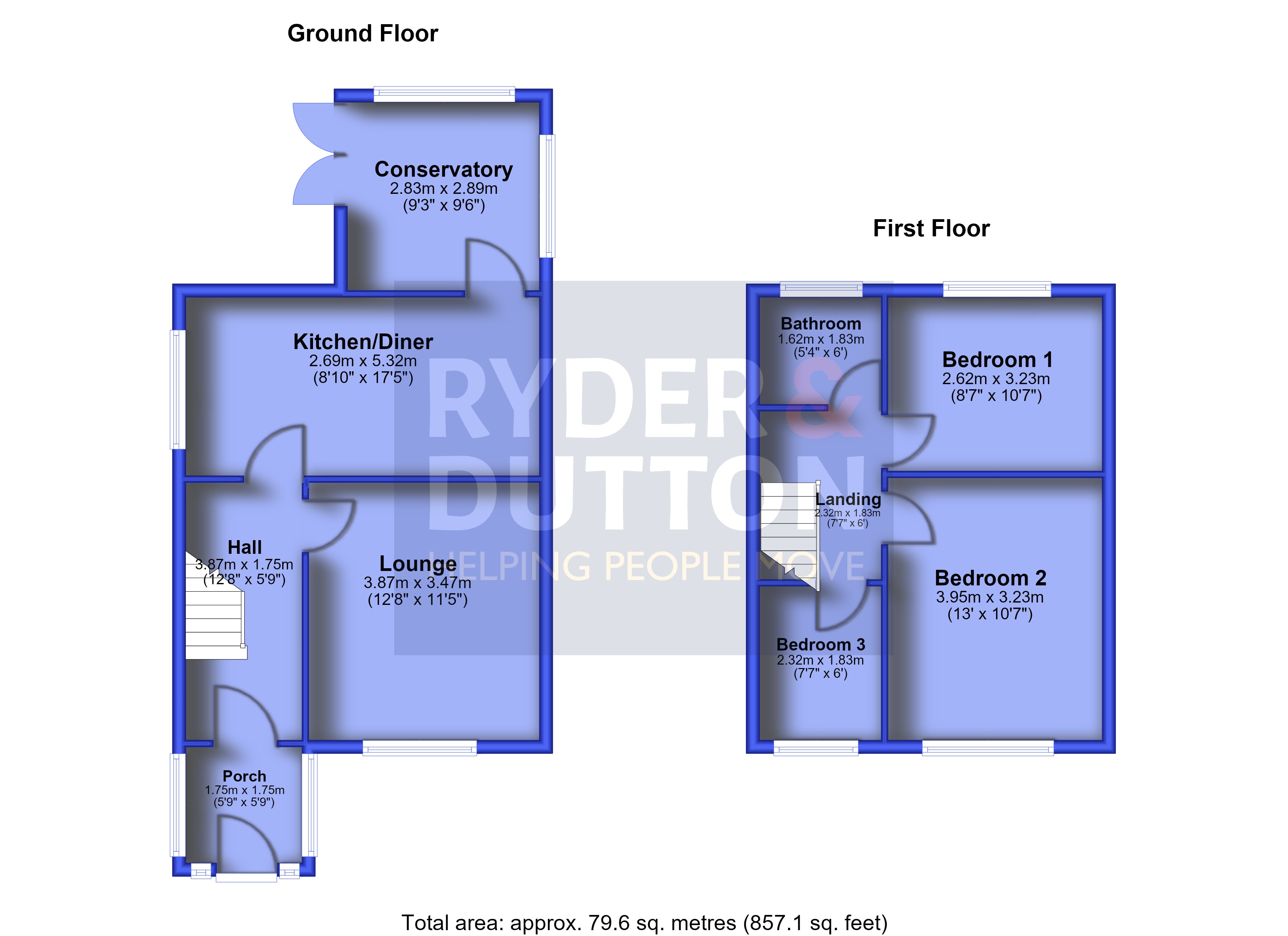61, Linkside Avenue, Oldham floorplan