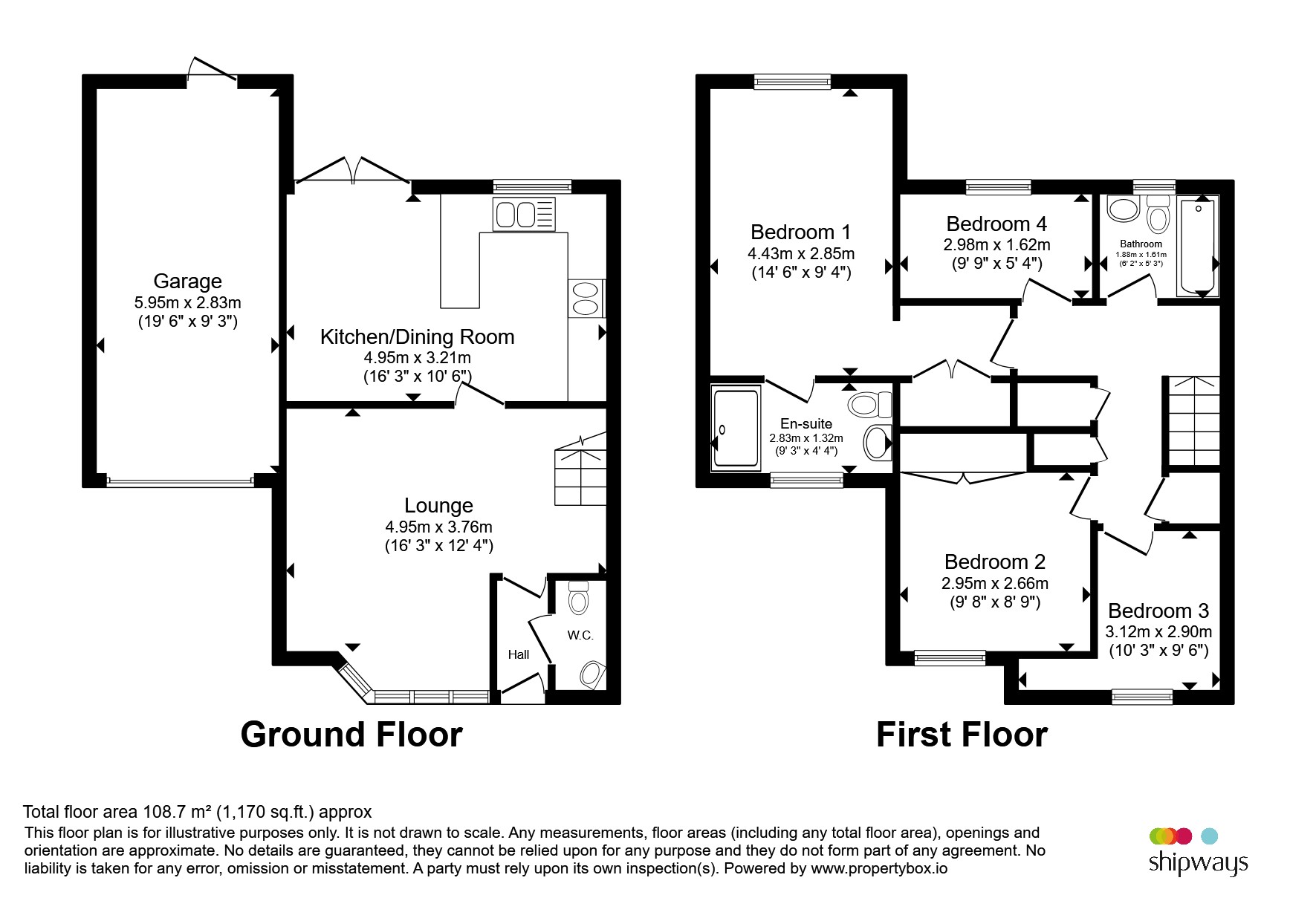 47, Ray Mercer Way, Kidderminster floorplan