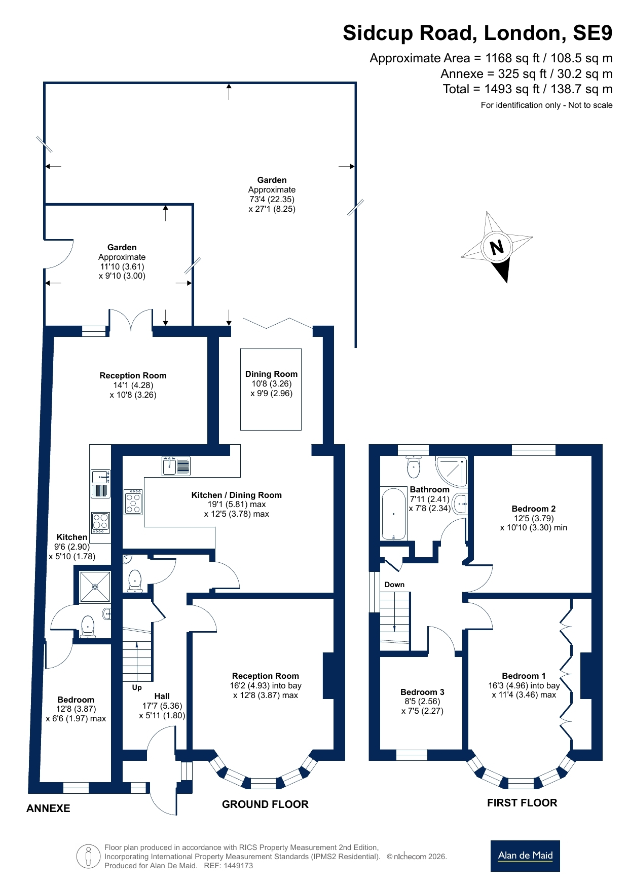826, Sidcup Road, London floorplan