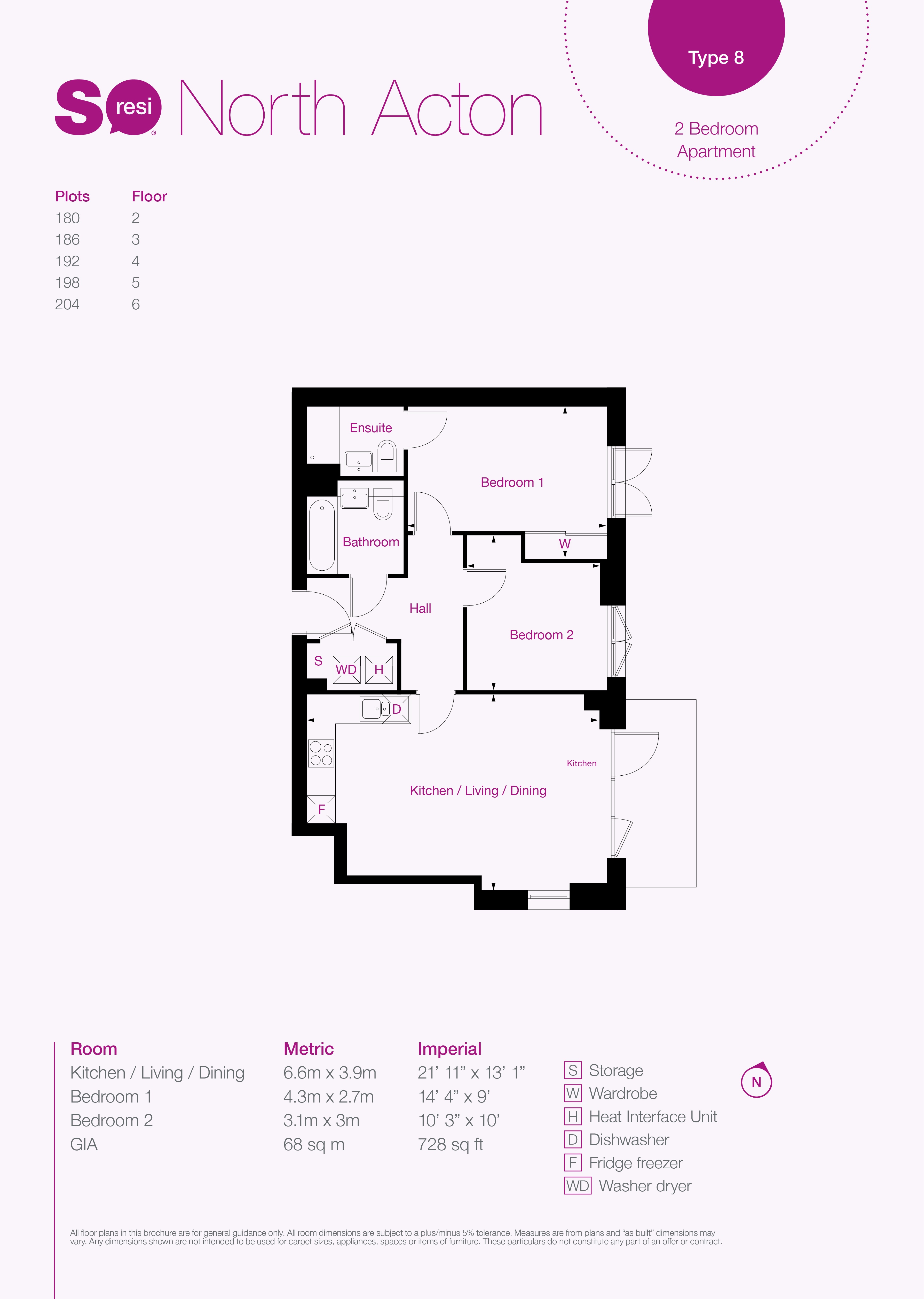 Acton, Acton floorplan