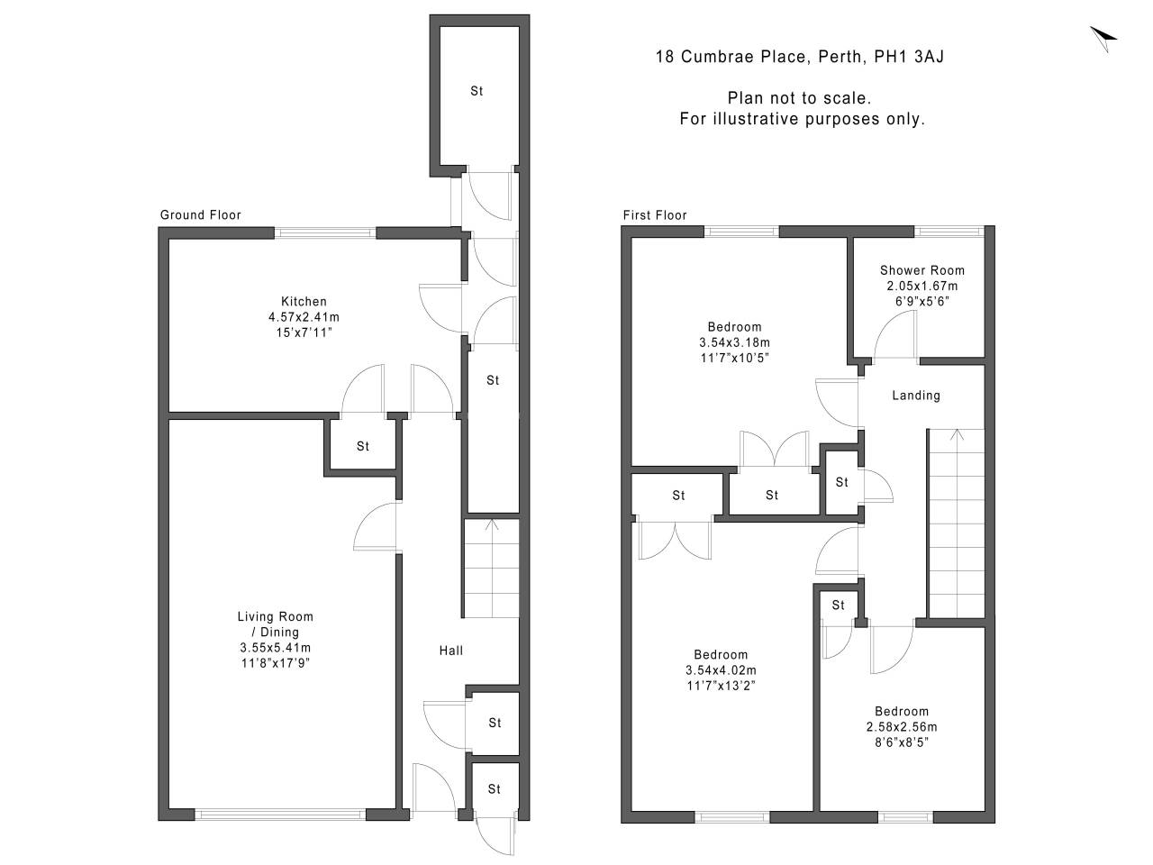 3 Bedrooms  for sale in Cumbrae Place, Perth PH1