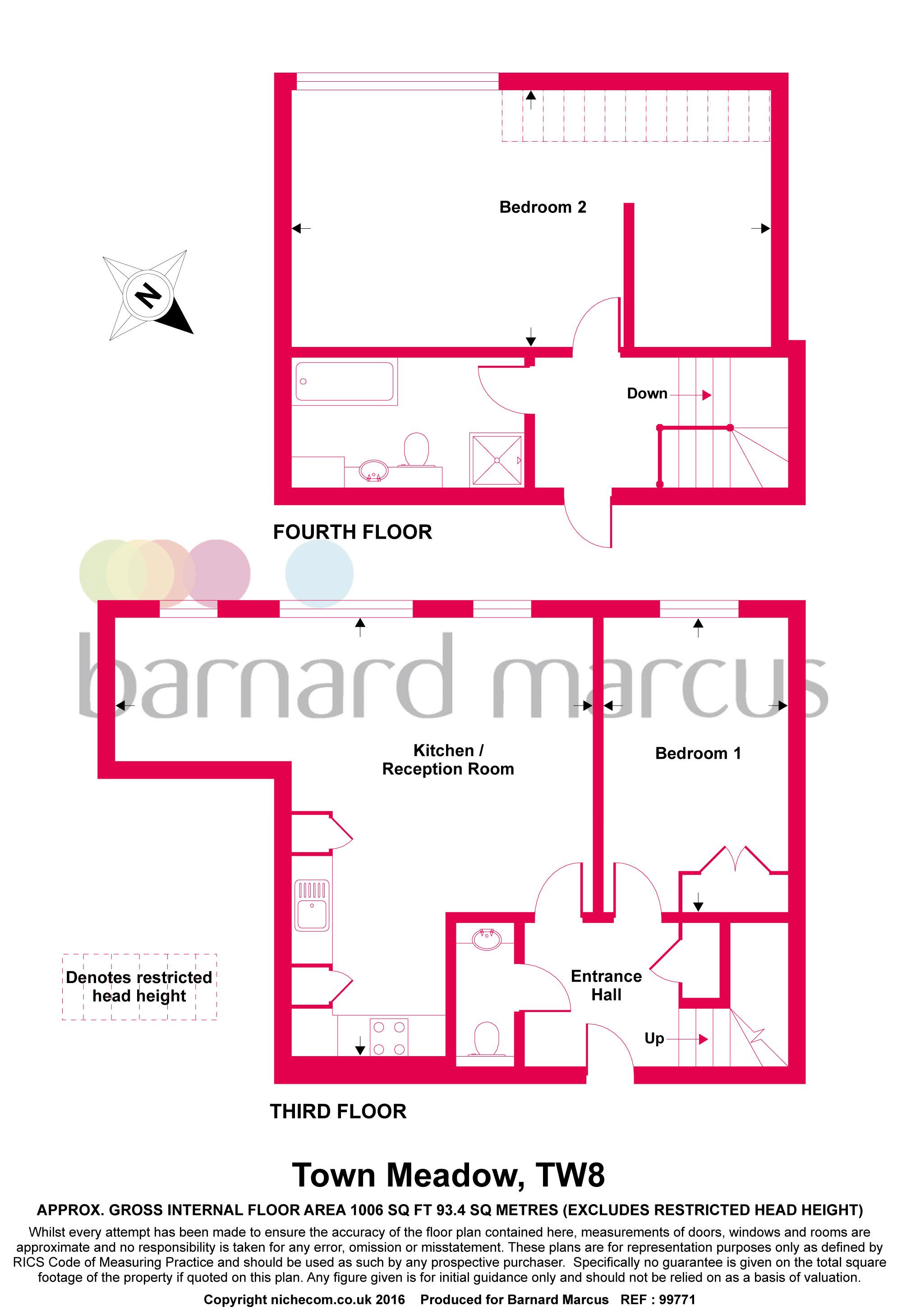 2 Bedrooms Flat to rent in Town Meadow, Brentford TW8