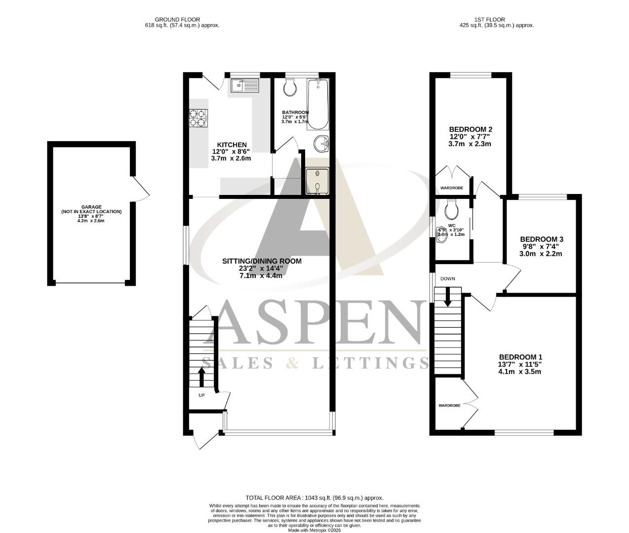 36, Petersfield Road, Staines-Upon-Thames floorplan