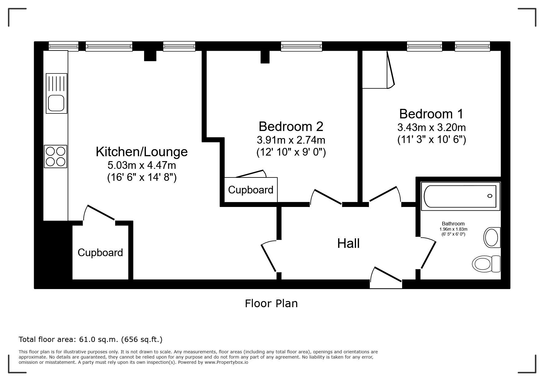41 Chartwell Plaza, 9, Southchurch Road, Essex floorplan