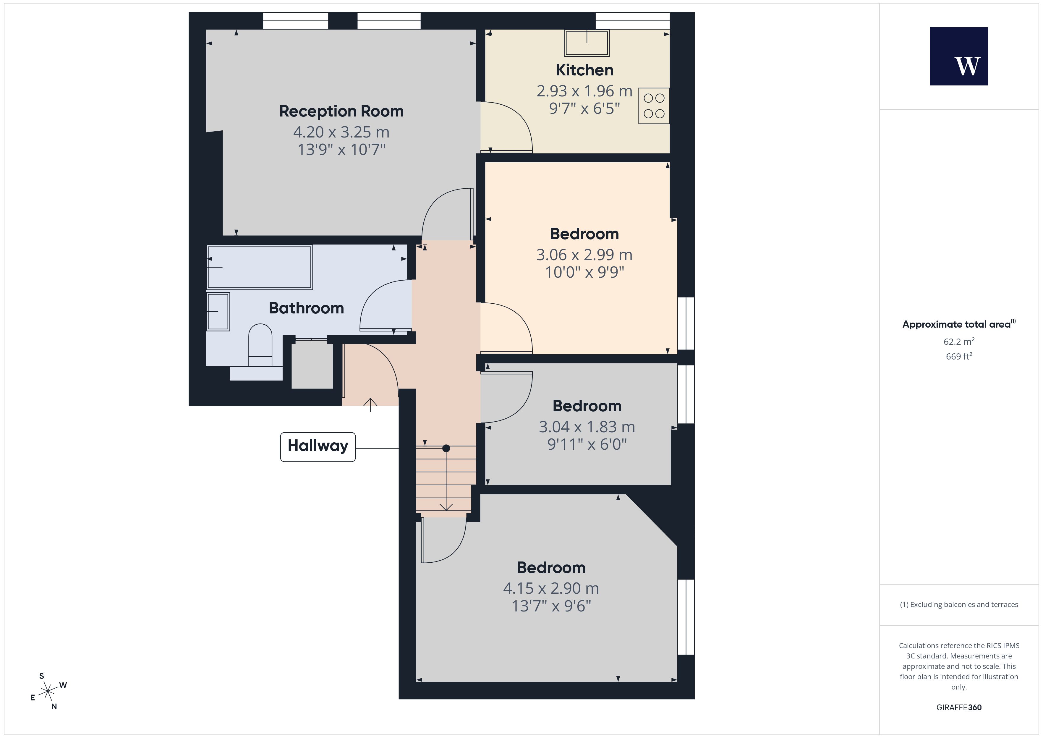 Palace Road, London, SW2 floorplan