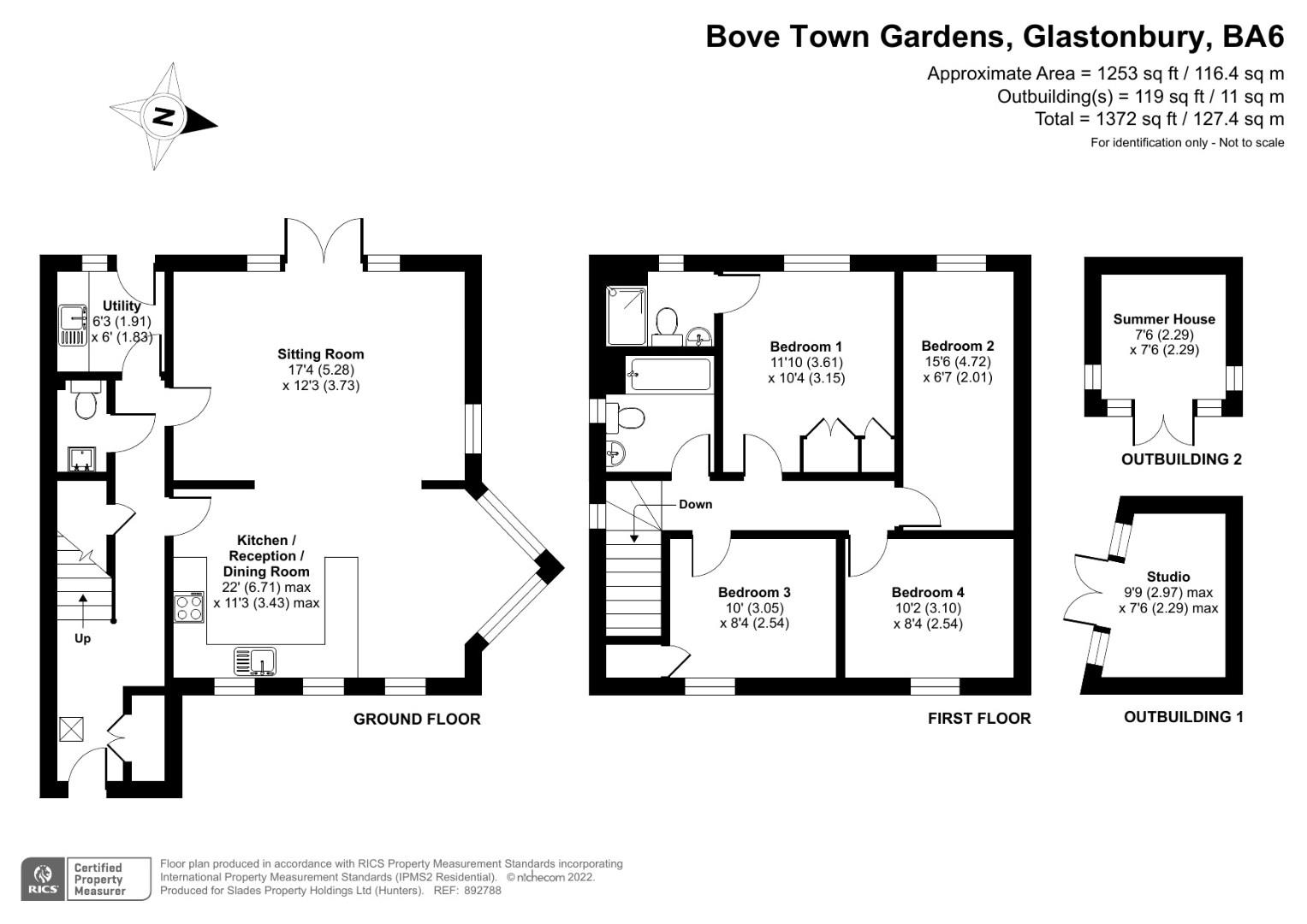 7, Bove Town Gardens, Glastonbury floorplan
