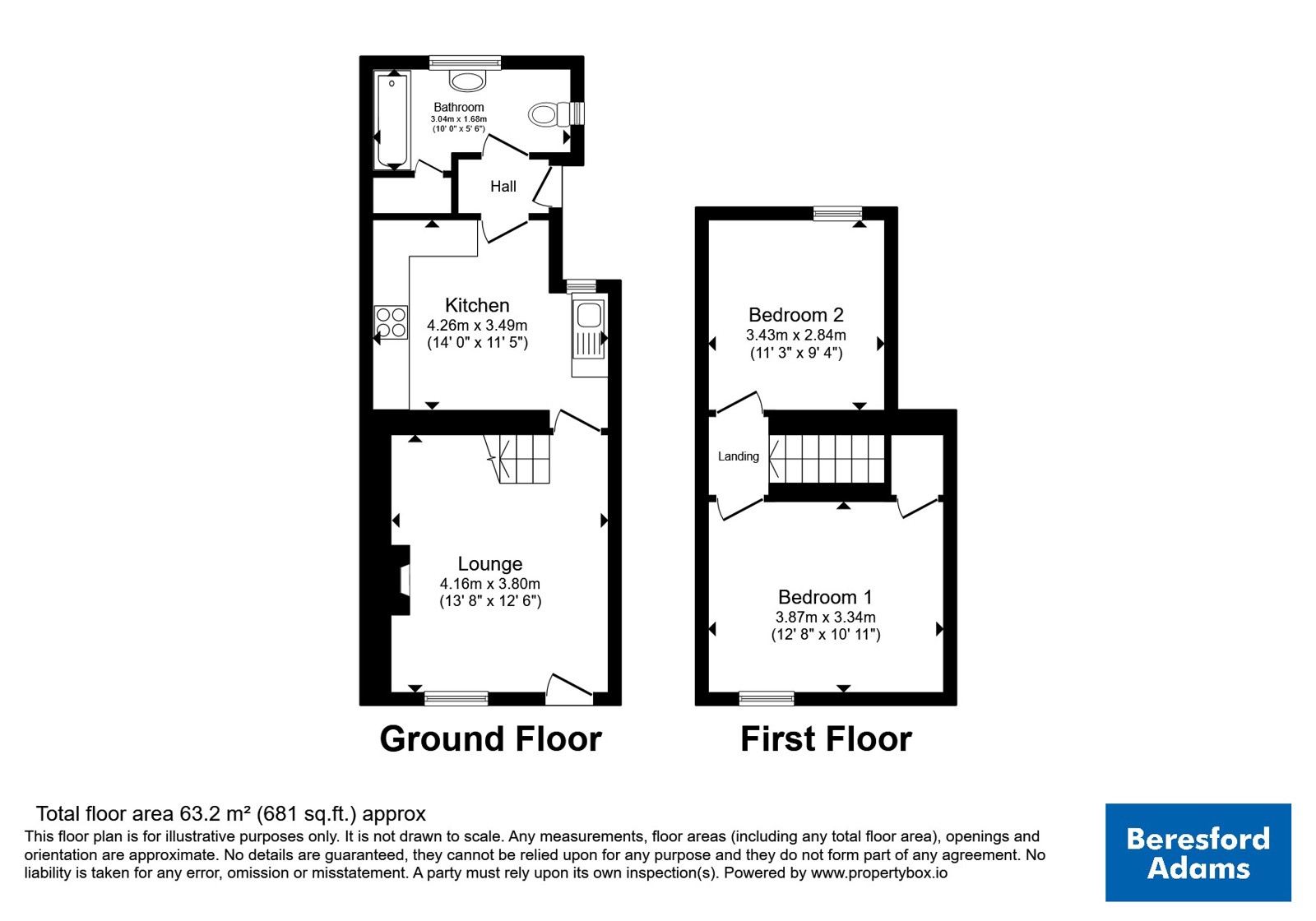 8, Tanrallt Street, Colwyn Bay floorplan