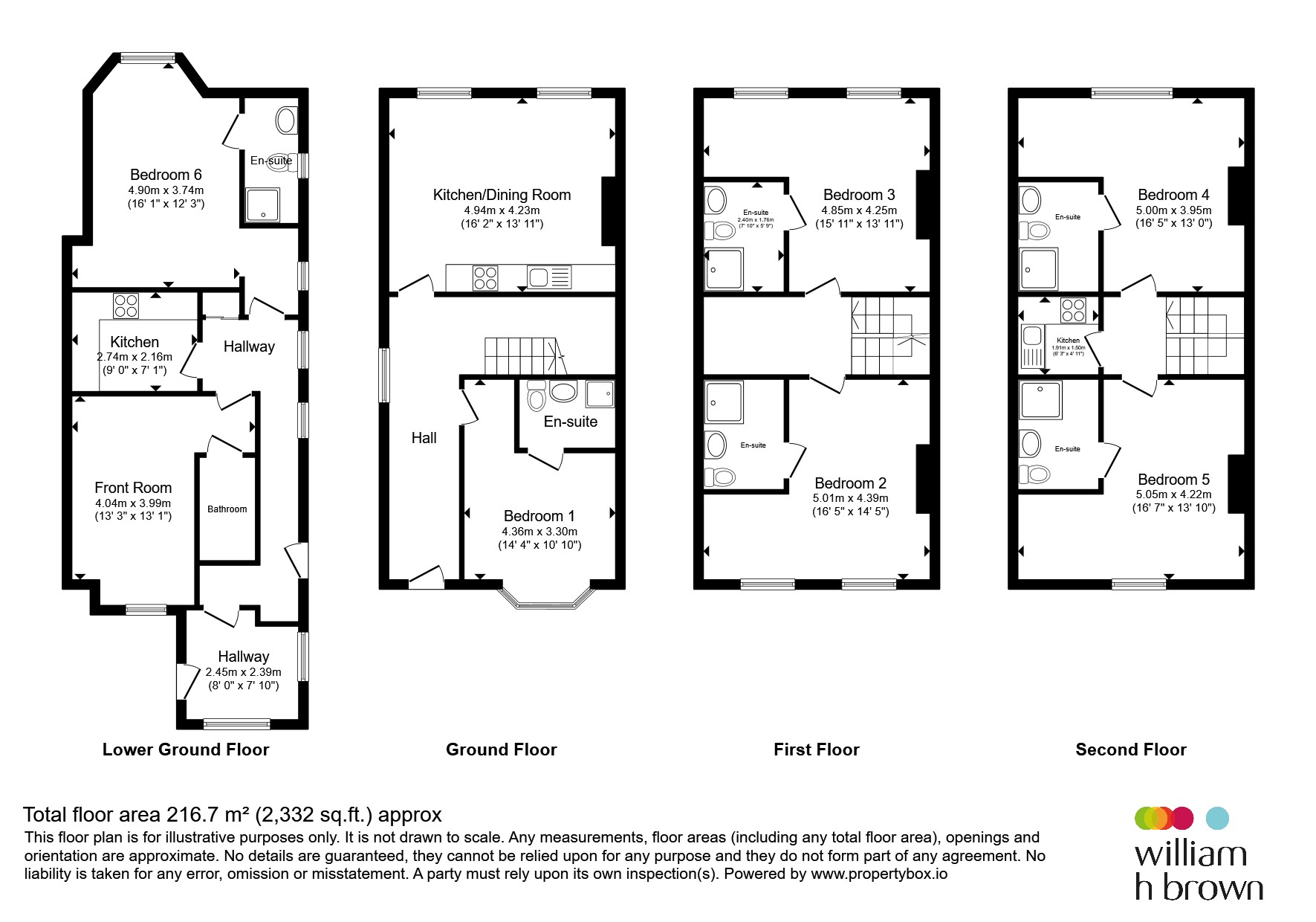 155, Belle Vue Road, Leeds floorplan