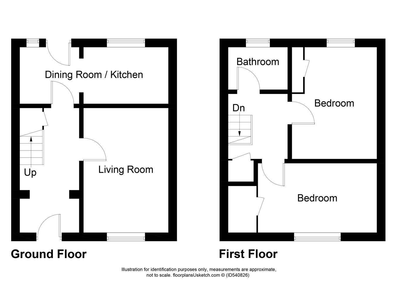 2 Bedrooms End terrace house for sale in Redcraigs, Kirkcaldy, Fife KY2