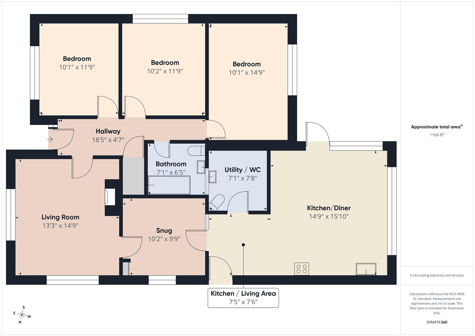 Isaraa, Cooksmill Green, Chelmsford floorplan