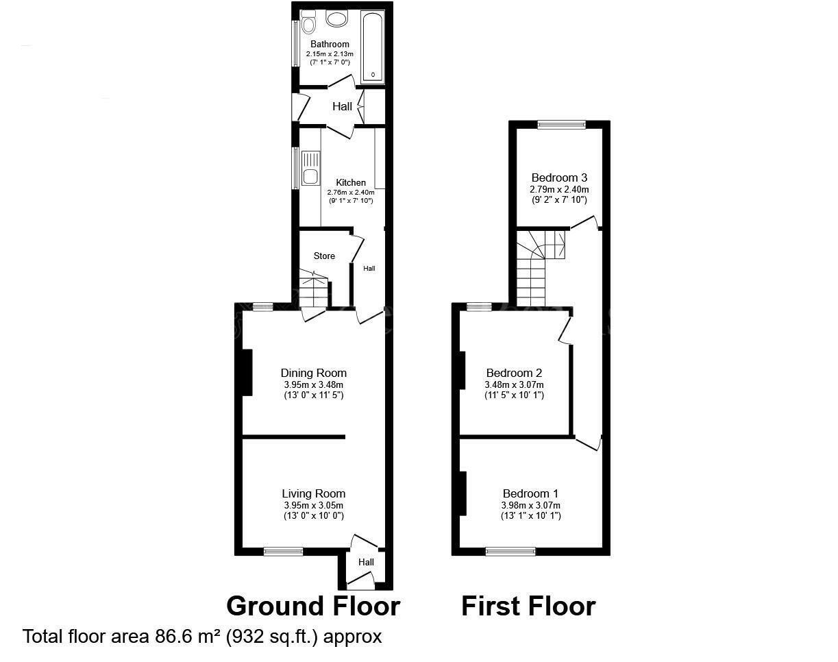 93, Doe Quarry Lane, Sheffield floorplan
