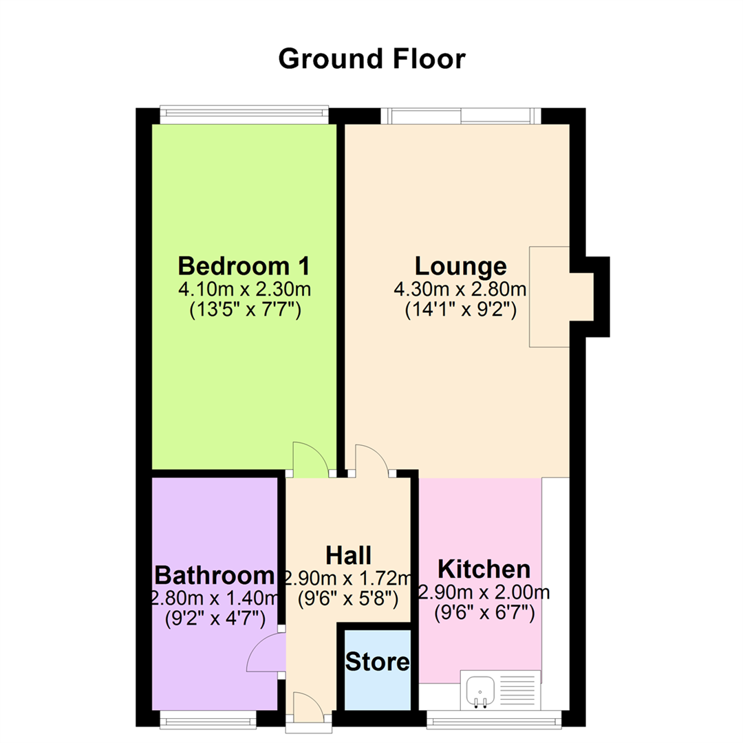 Rockcliffe Street, Blackburn BB2, 1 bedroom bungalow for sale
