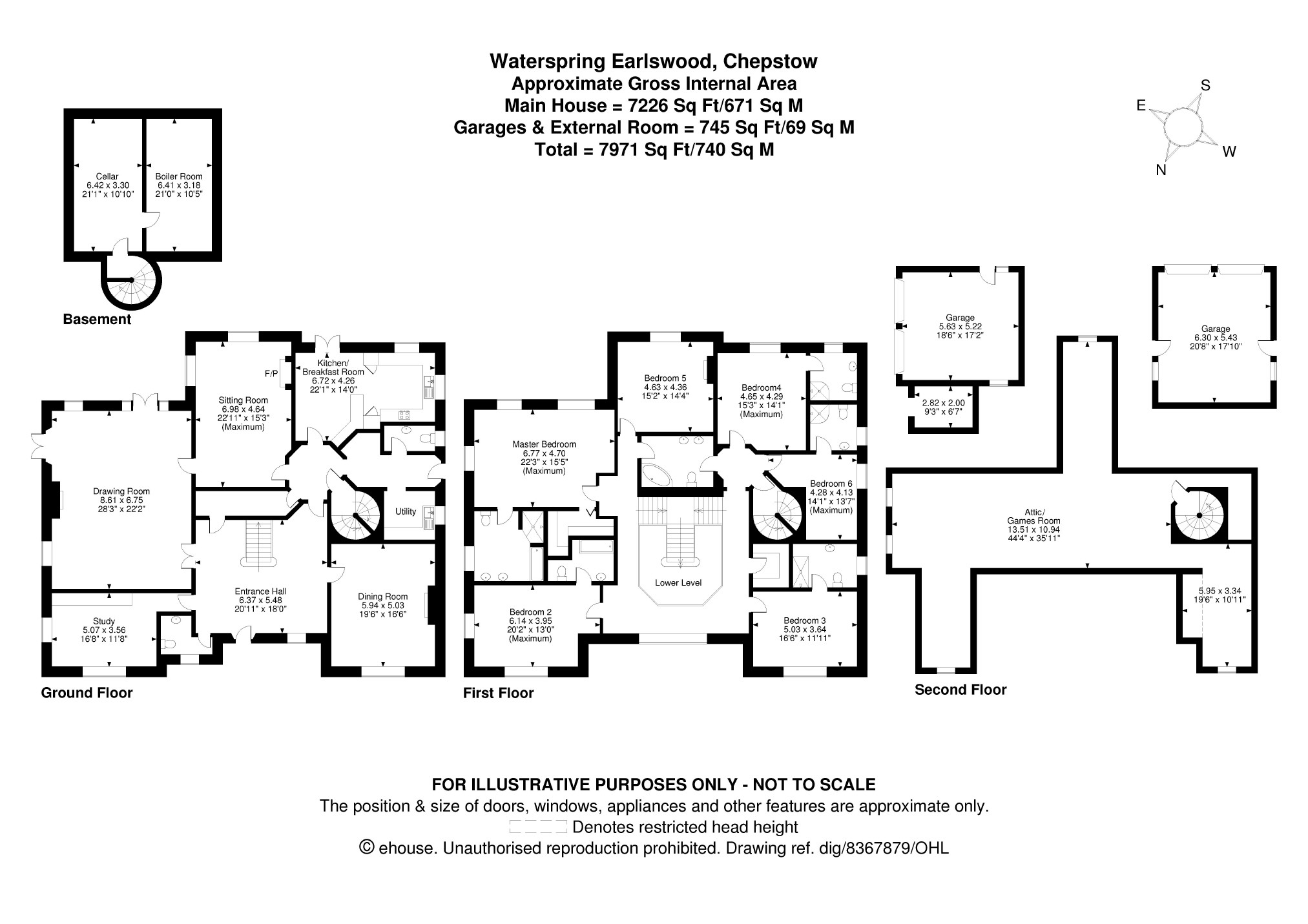 6 Bedrooms Detached house for sale in Earlswood, Chepstow NP16