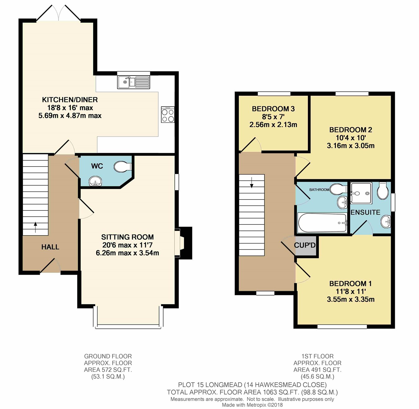 3 Bedrooms Semi-detached house for sale in Longmead Close, Norton St Philip BA2